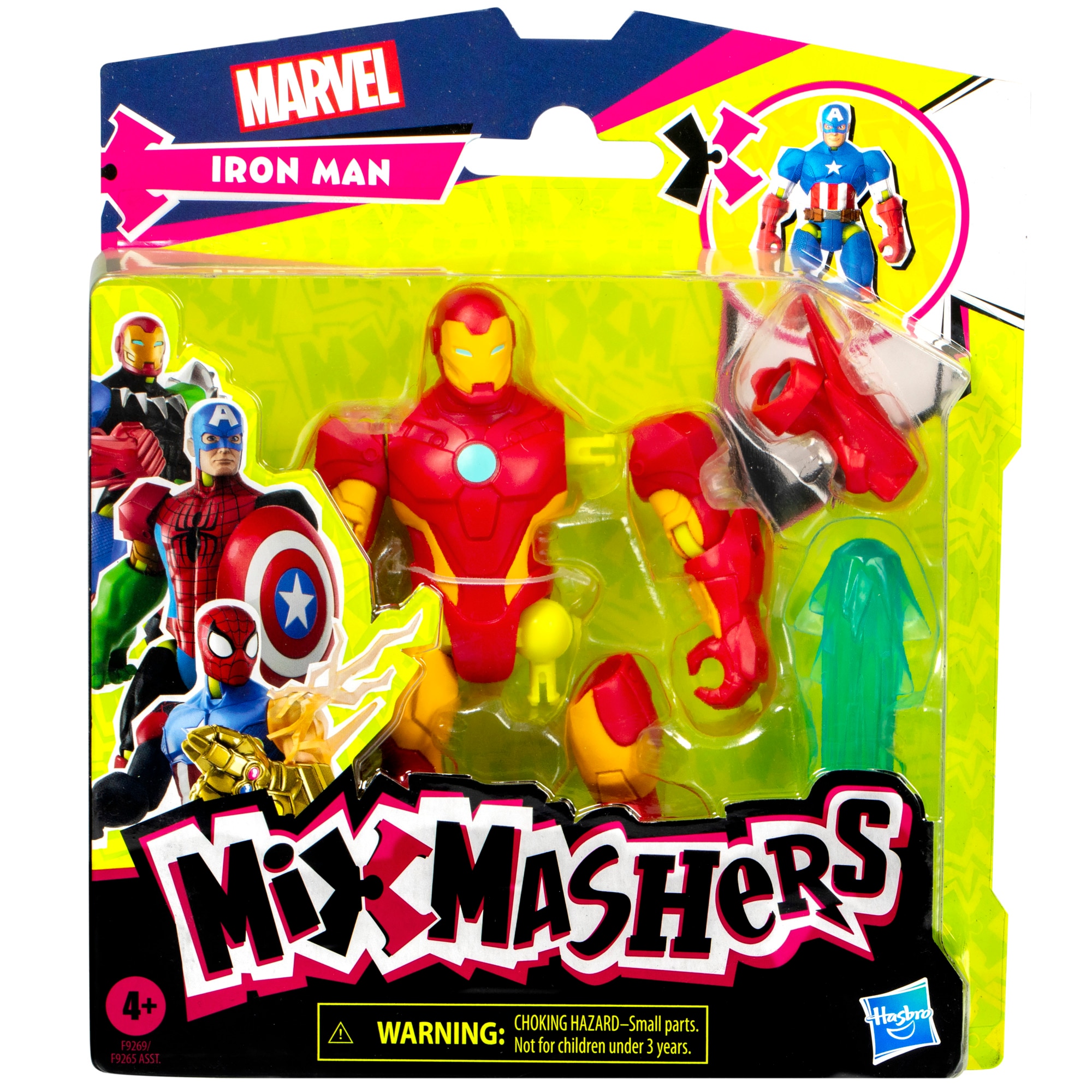 Figura de acción Mixmashers Marvel Hasbro modelos surtidos 20