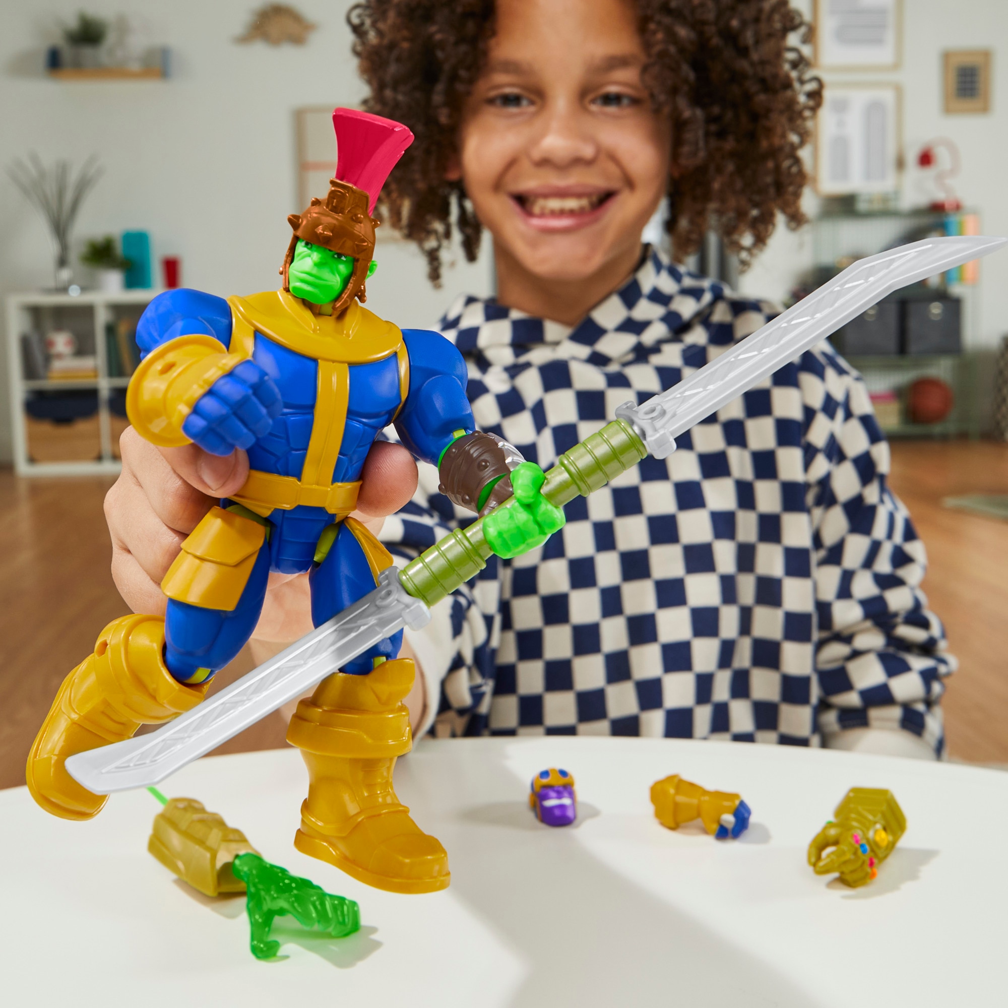 Figura Deluxe MixMashers Marvel Hasbro modelos surtidos 6