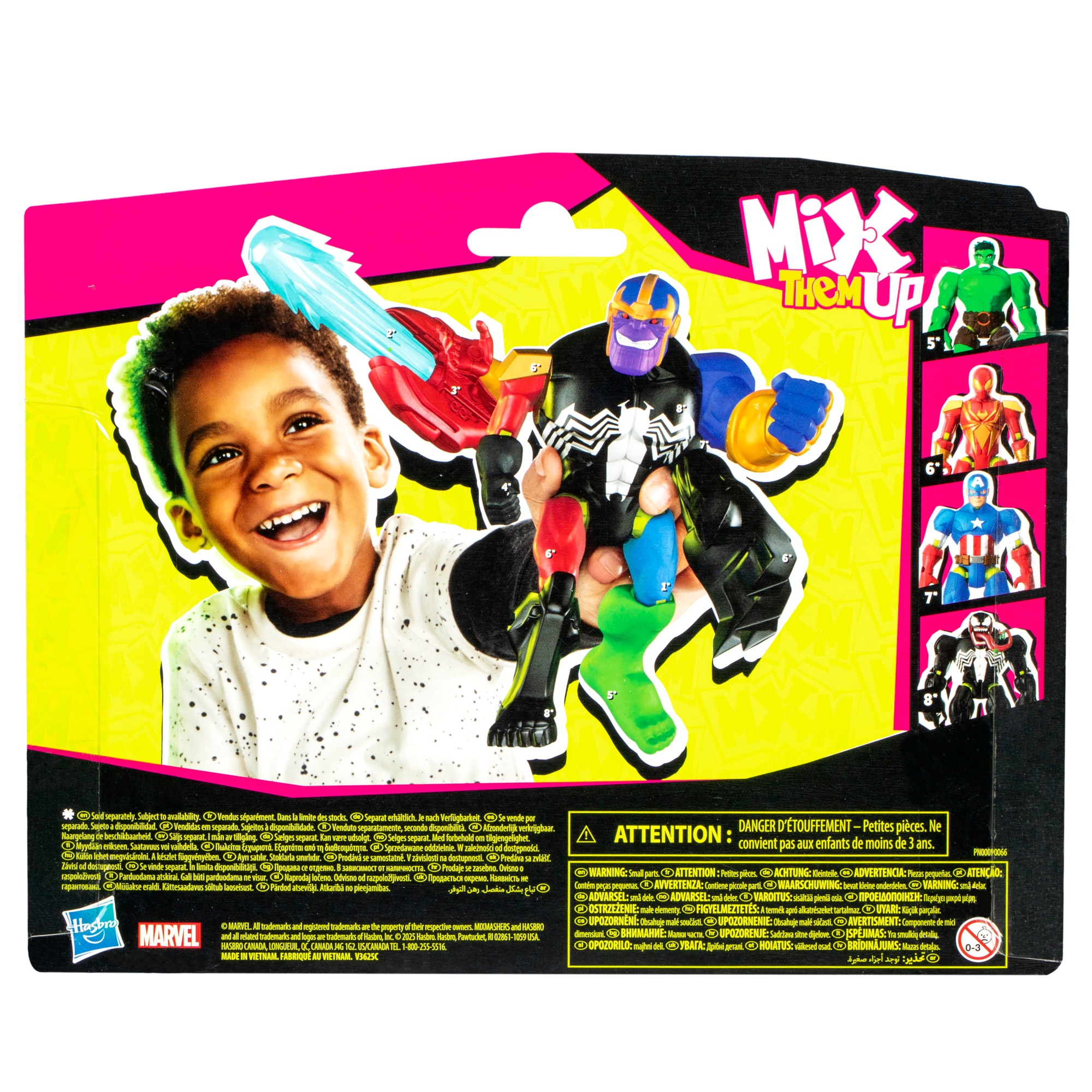 Figura Deluxe MixMashers Marvel Hasbro modelos surtidos 16