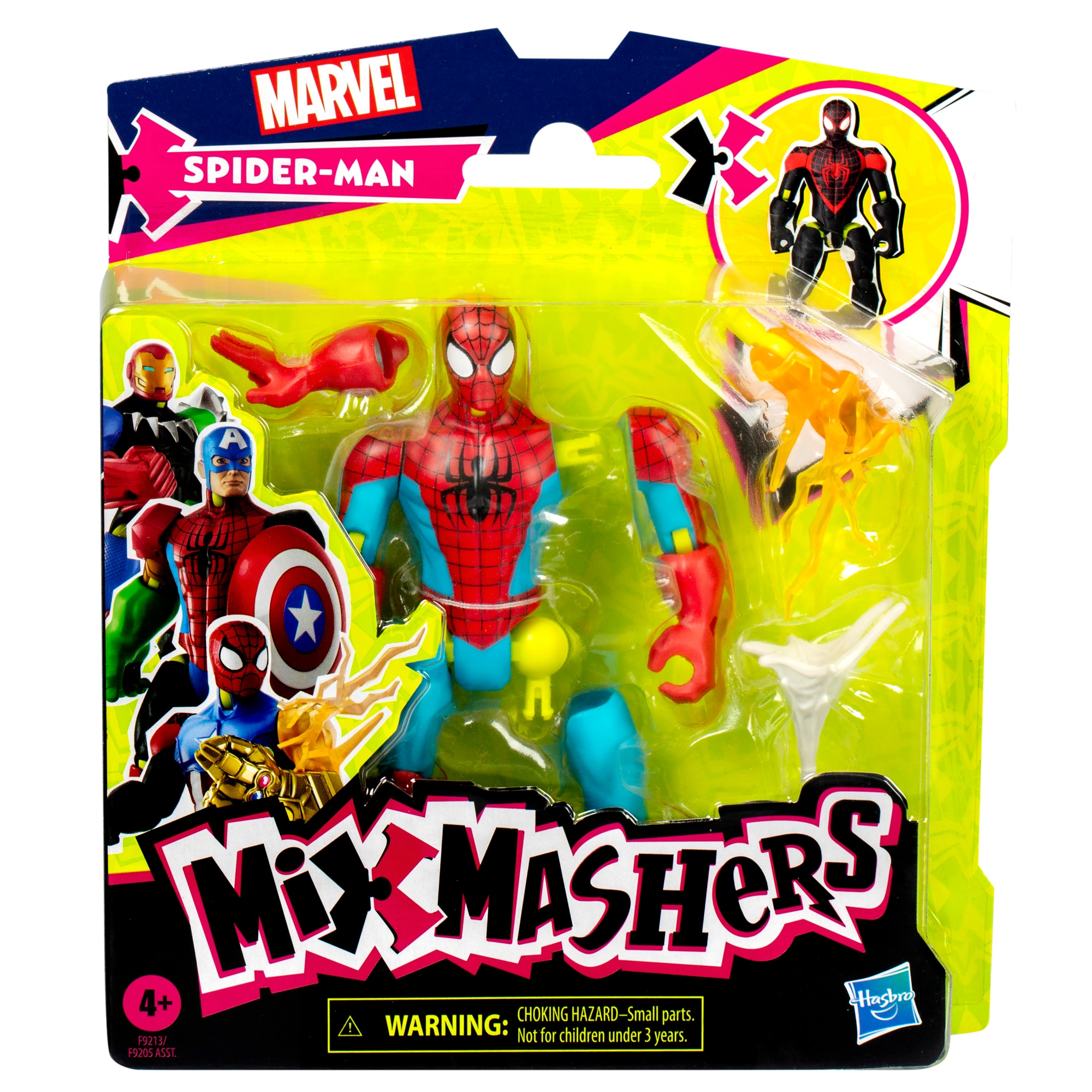 Figura de acción Mixmashers Spider-Man Marvel Hasbro modelos surtidos 6