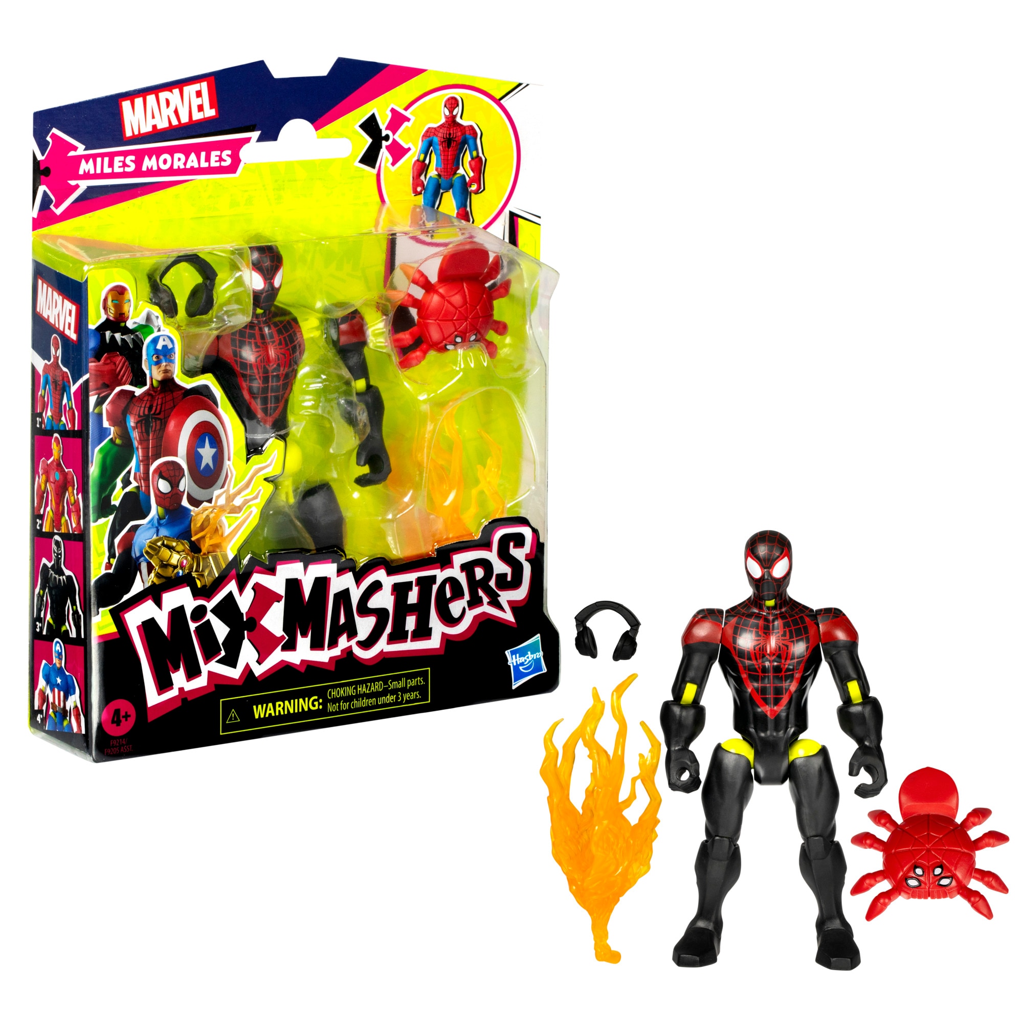 Figura de acción Mixmashers Spider-Man Marvel Hasbro modelos surtidos 8