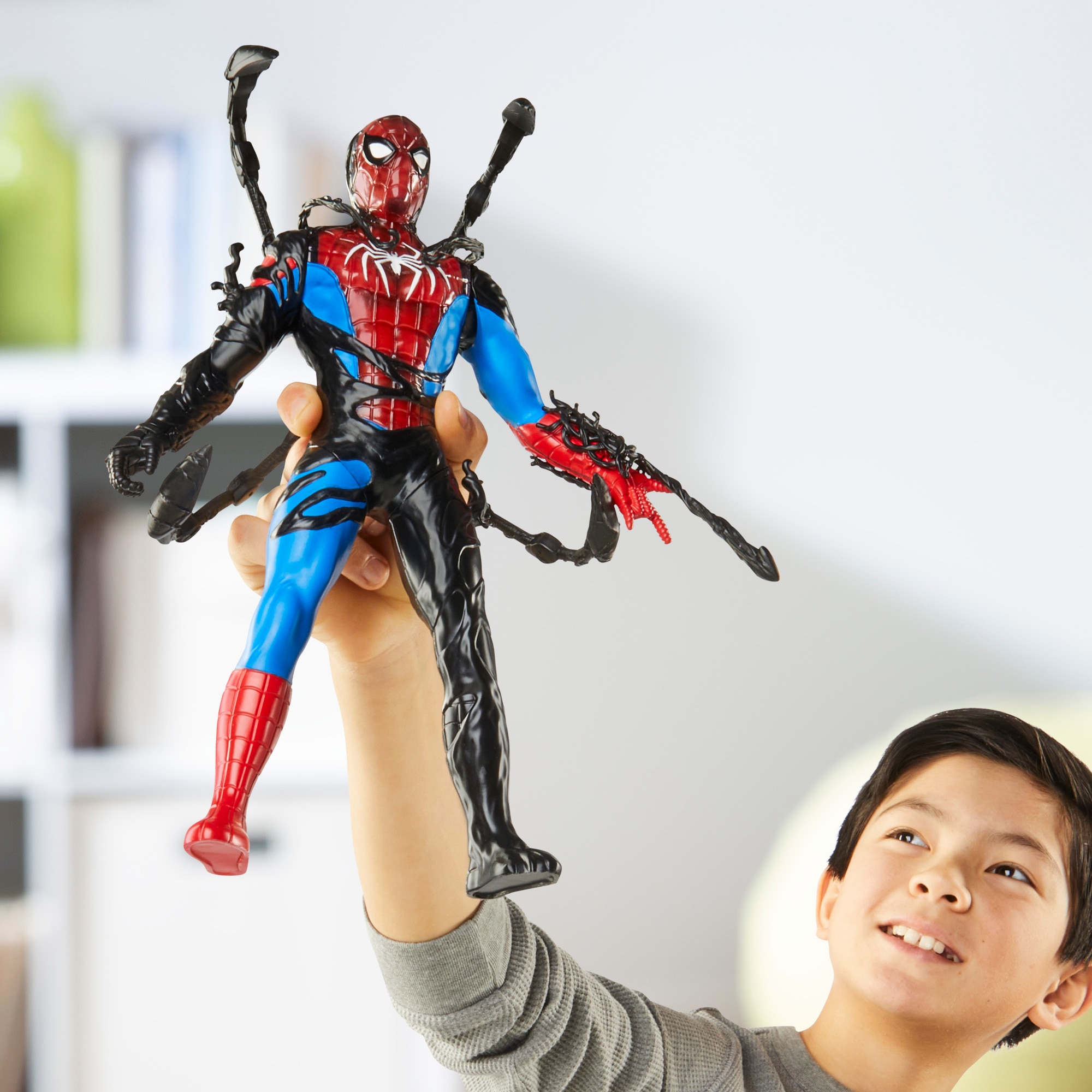 Figura Transformación líquida Spider-Man VenomVersus Marvel Hasbro 12