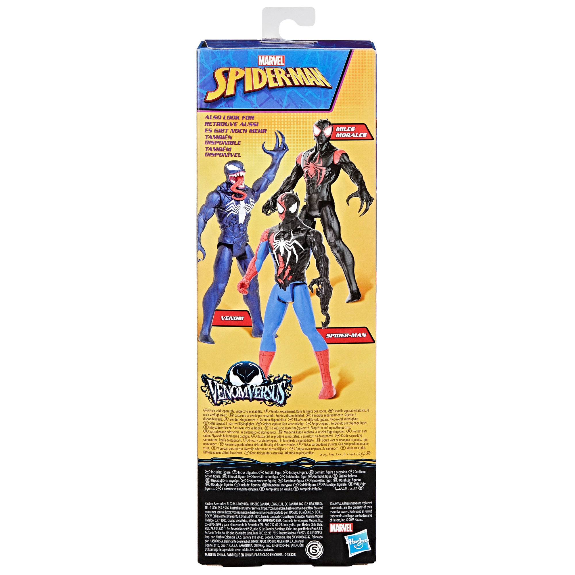 Figura de acción Titan Hero Serie Spider-Man VenomVersus Marvel Hasbro modelos surtidos 2