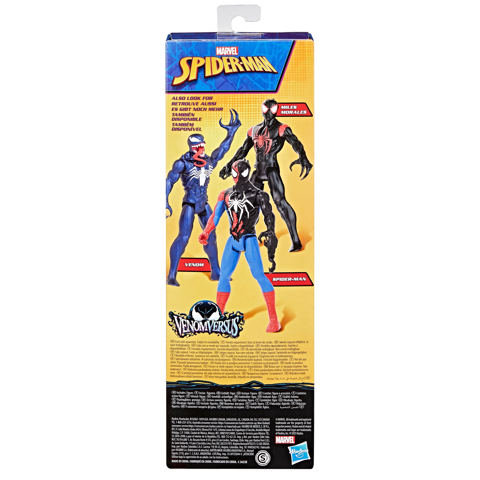 Figura de acción Titan Hero Serie Spider-Man VenomVersus Marvel Hasbro modelos surtidos 7