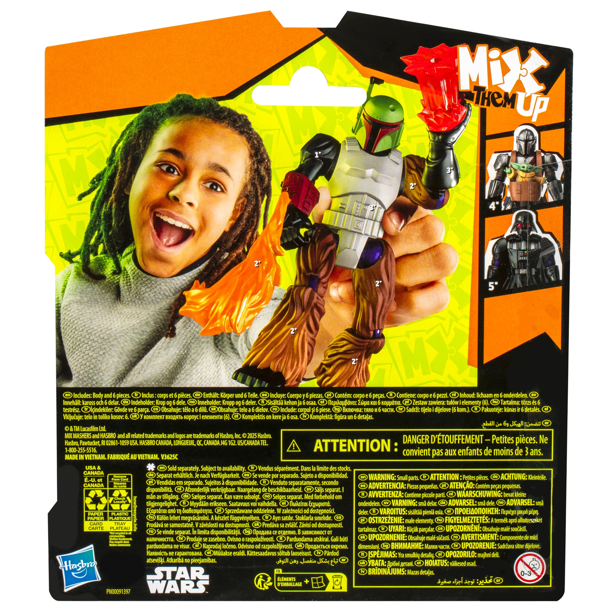 Figura de acción MixMashers Star Wars Hasbro modelos surtidos 38