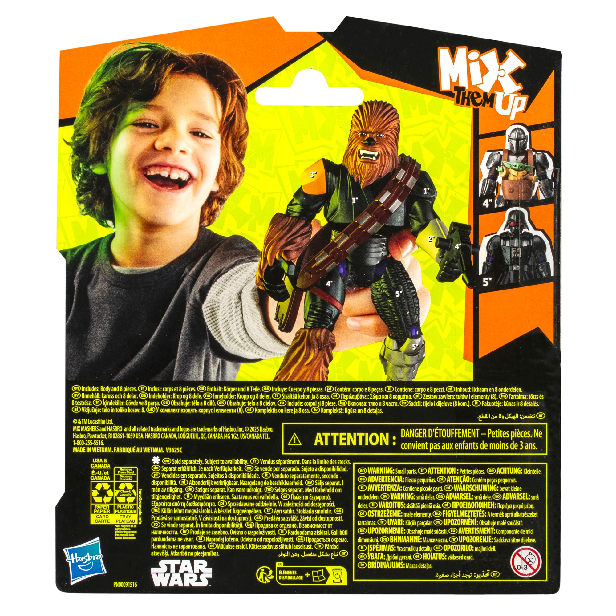 Figura de acción MixMashers Star Wars Hasbro modelos surtidos 39