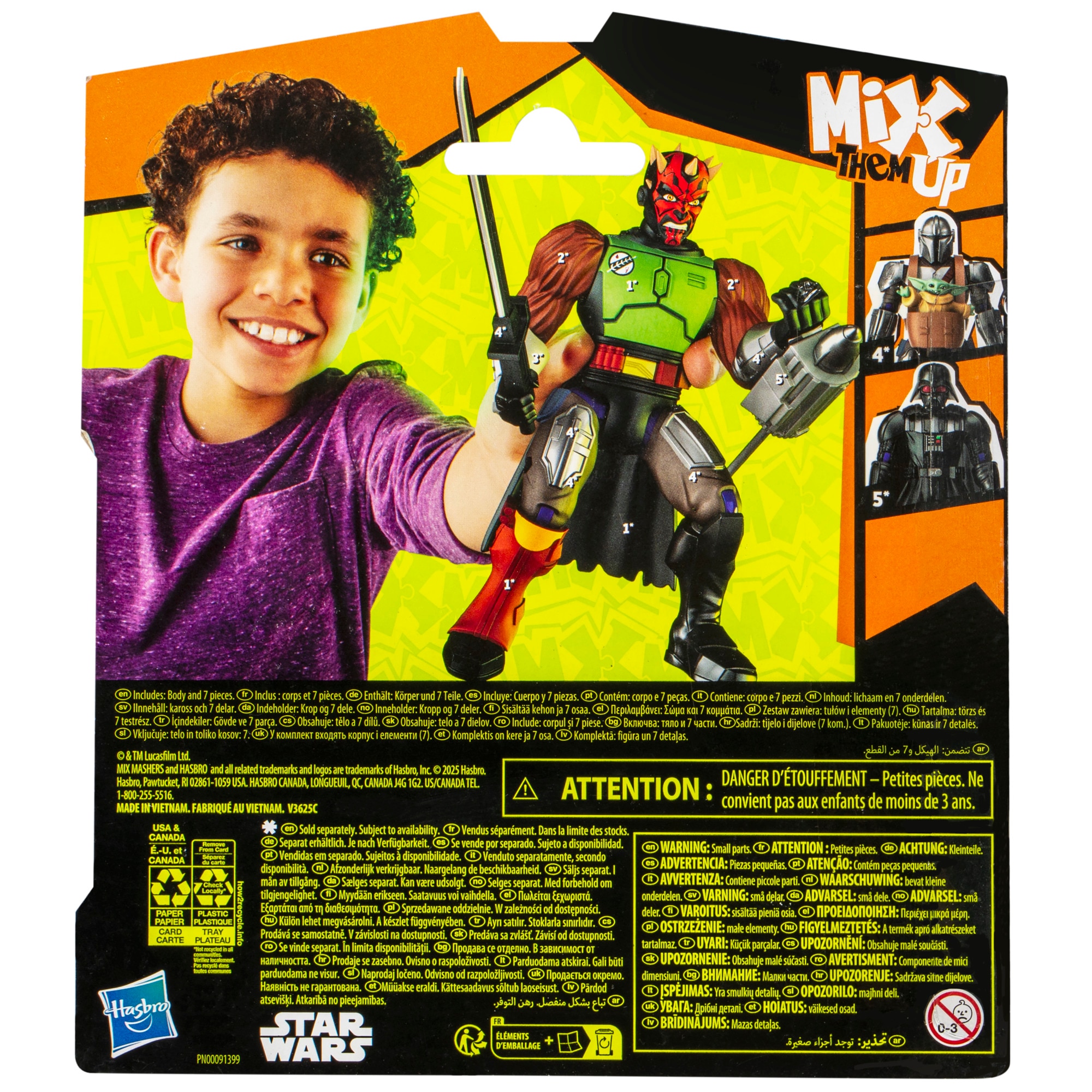 Figura de acción MixMashers Star Wars Hasbro modelos surtidos 40