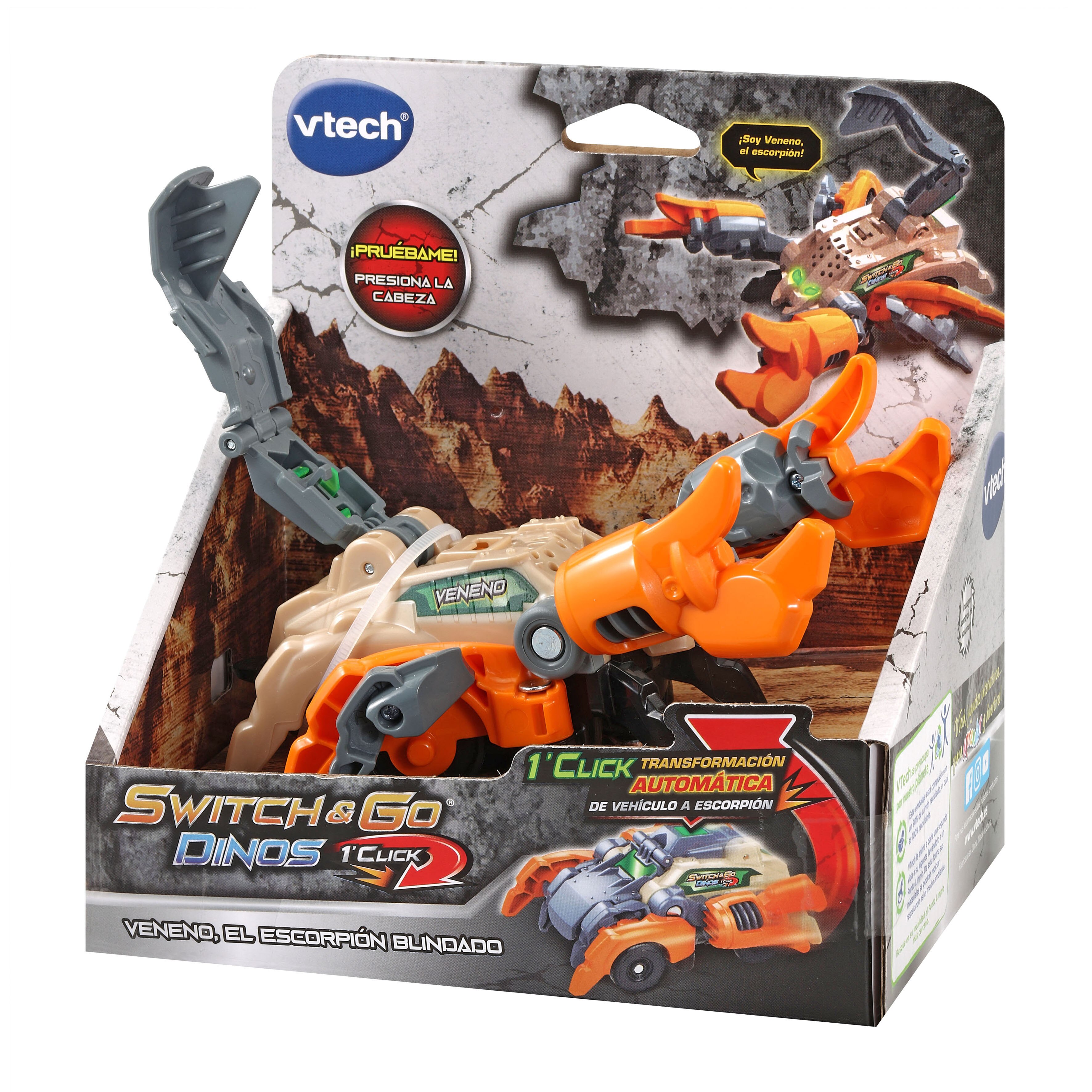 Figura convertible Superdino Switch&Go Vtech modelos surtidos 5