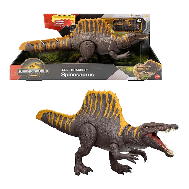 Dinosaurio de juguete Spinosaurus Jurassic World Mattel