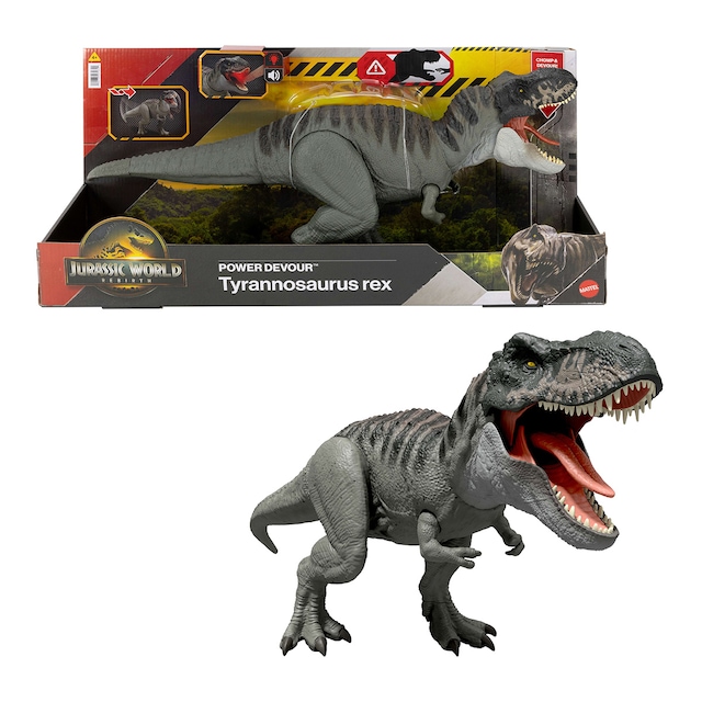 Dinosaurio de juguete T-Rex Jurassic World Mattel