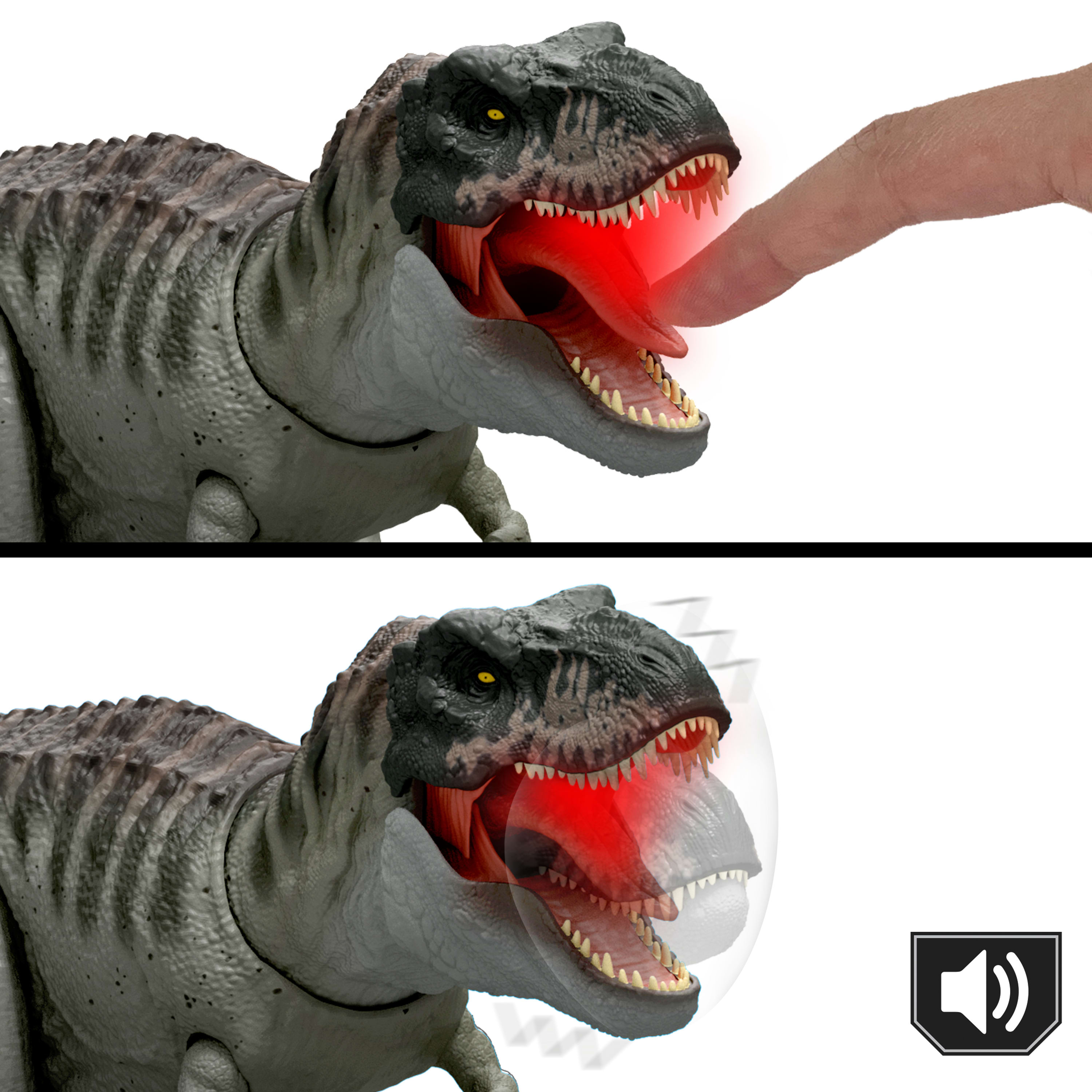 Dinosaurio de juguete T-Rex Jurassic World Mattel 5