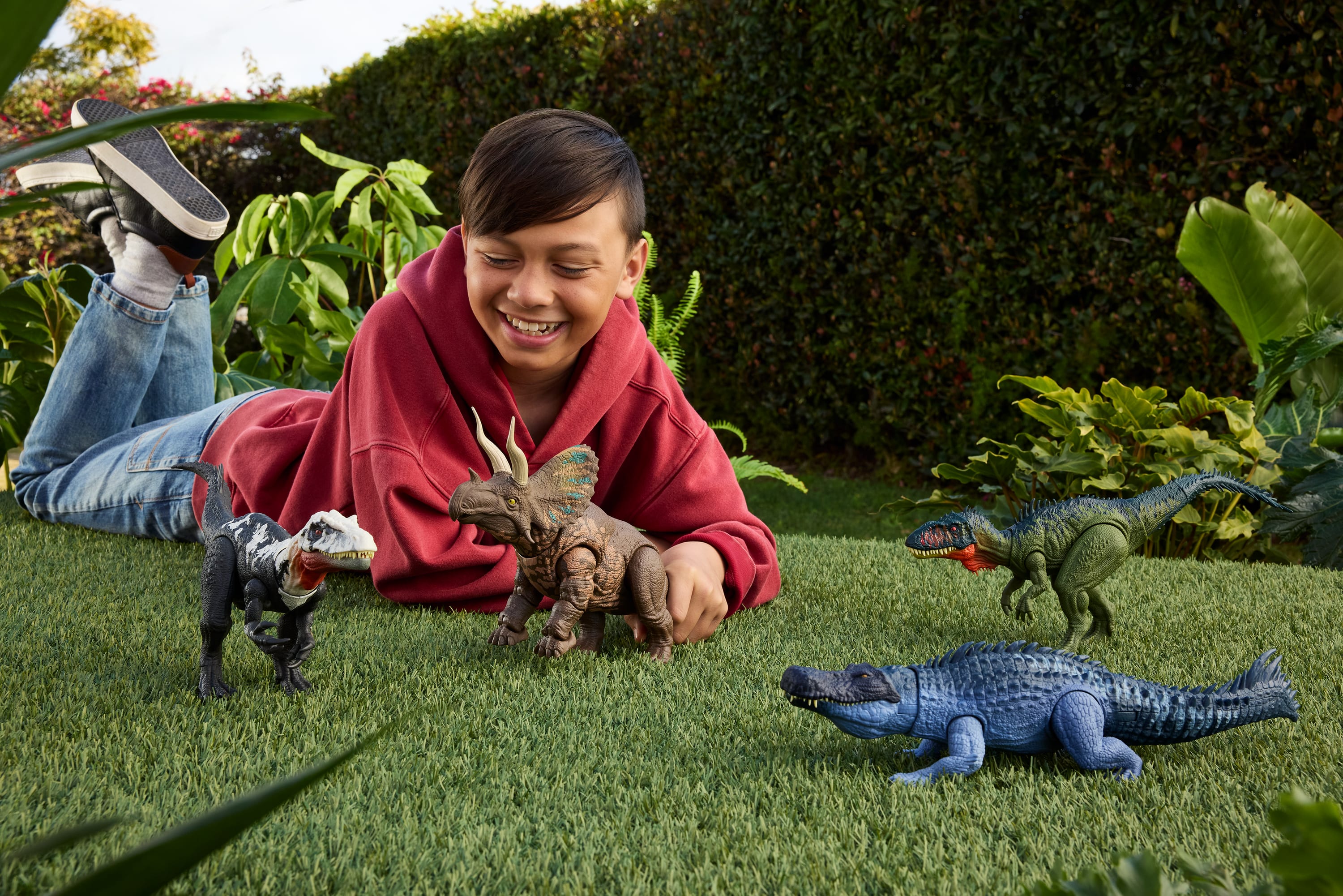 Dinosaurio de juguete Gigantic Trackers Jurassic World  Mattel modelos surtidos 6