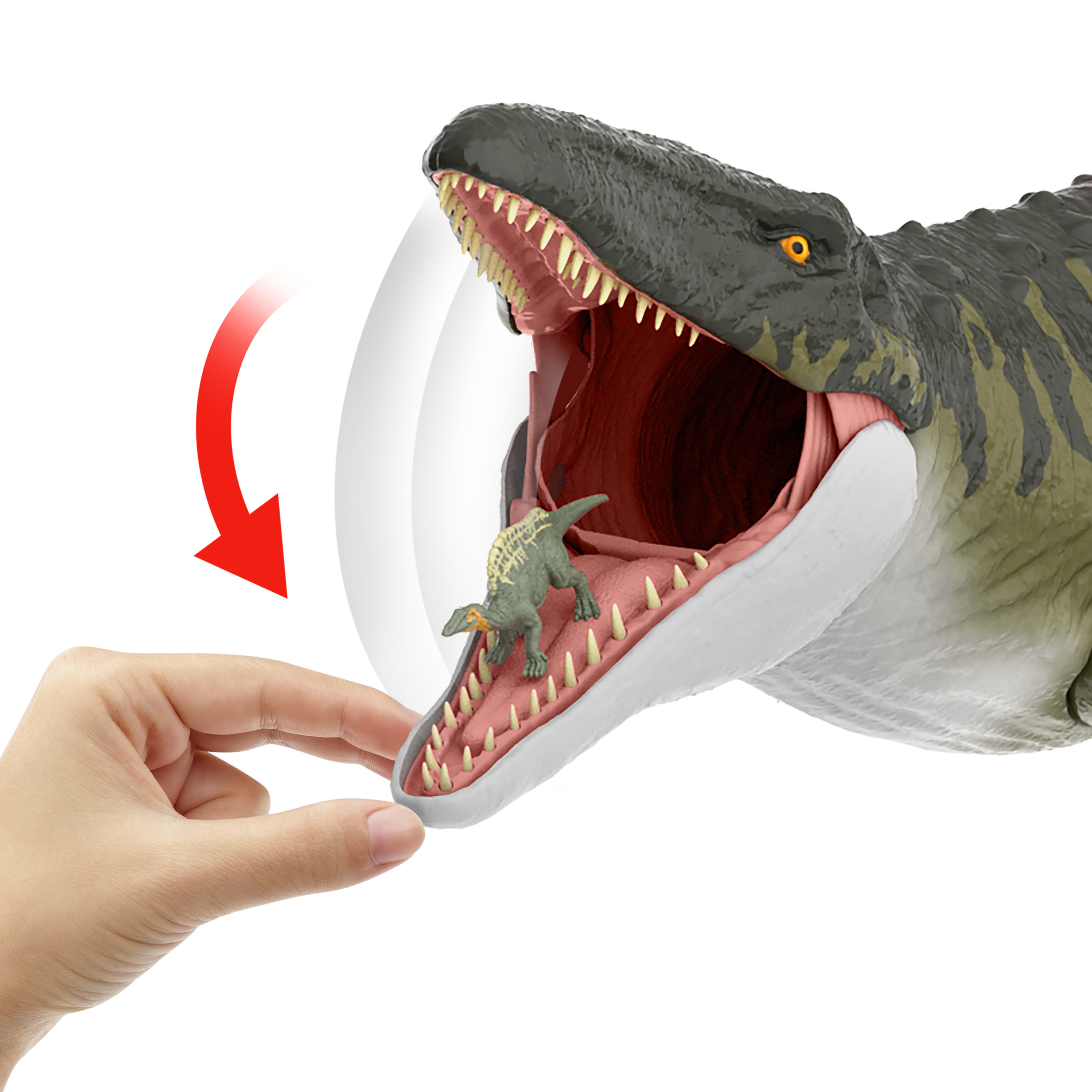 Dinosaurio de juguete Super Colossal Mosa Jurassic World Mattel 4