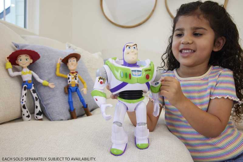 Figura de acción grande Buzz Lightyear Toy Story Pixar Mattel 2
