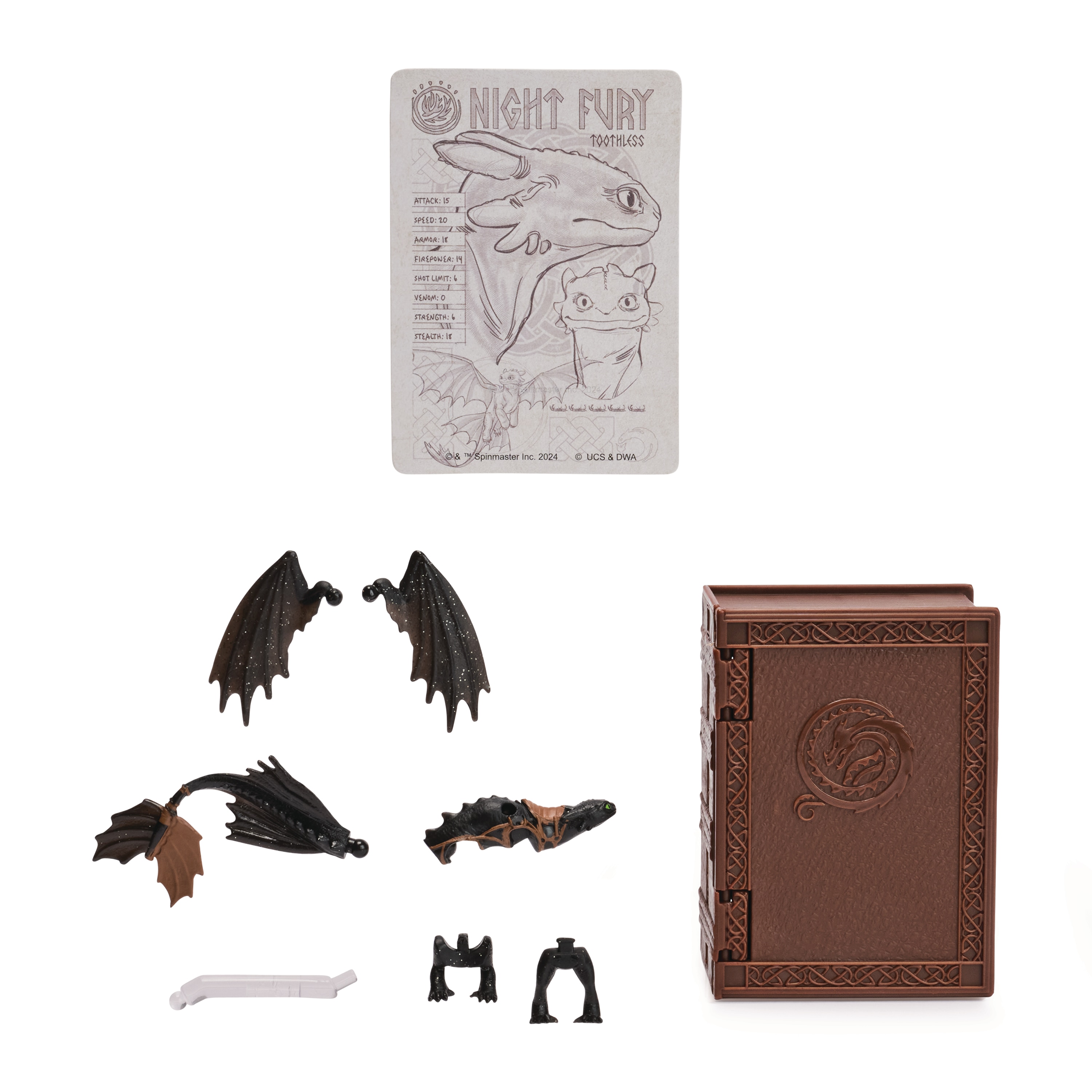 Figura Mini Dragón Cómo entrenar a tu dragón Spin Master modelos surtidos 9