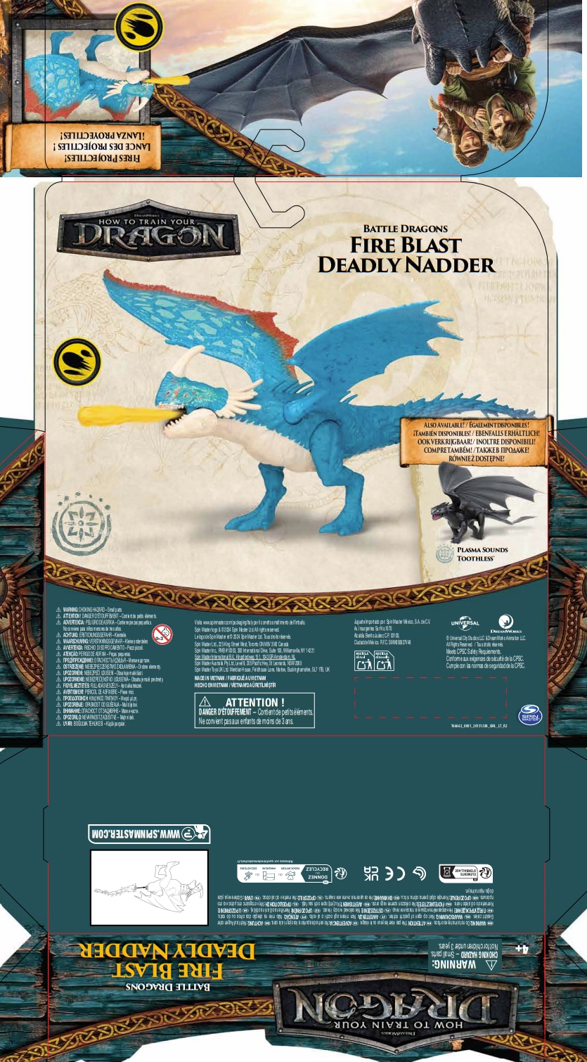 Figura Dragão Delux Como Treinar o Teu Dragão - Artigo Sortido. Envio realizado de forma aleatória 8