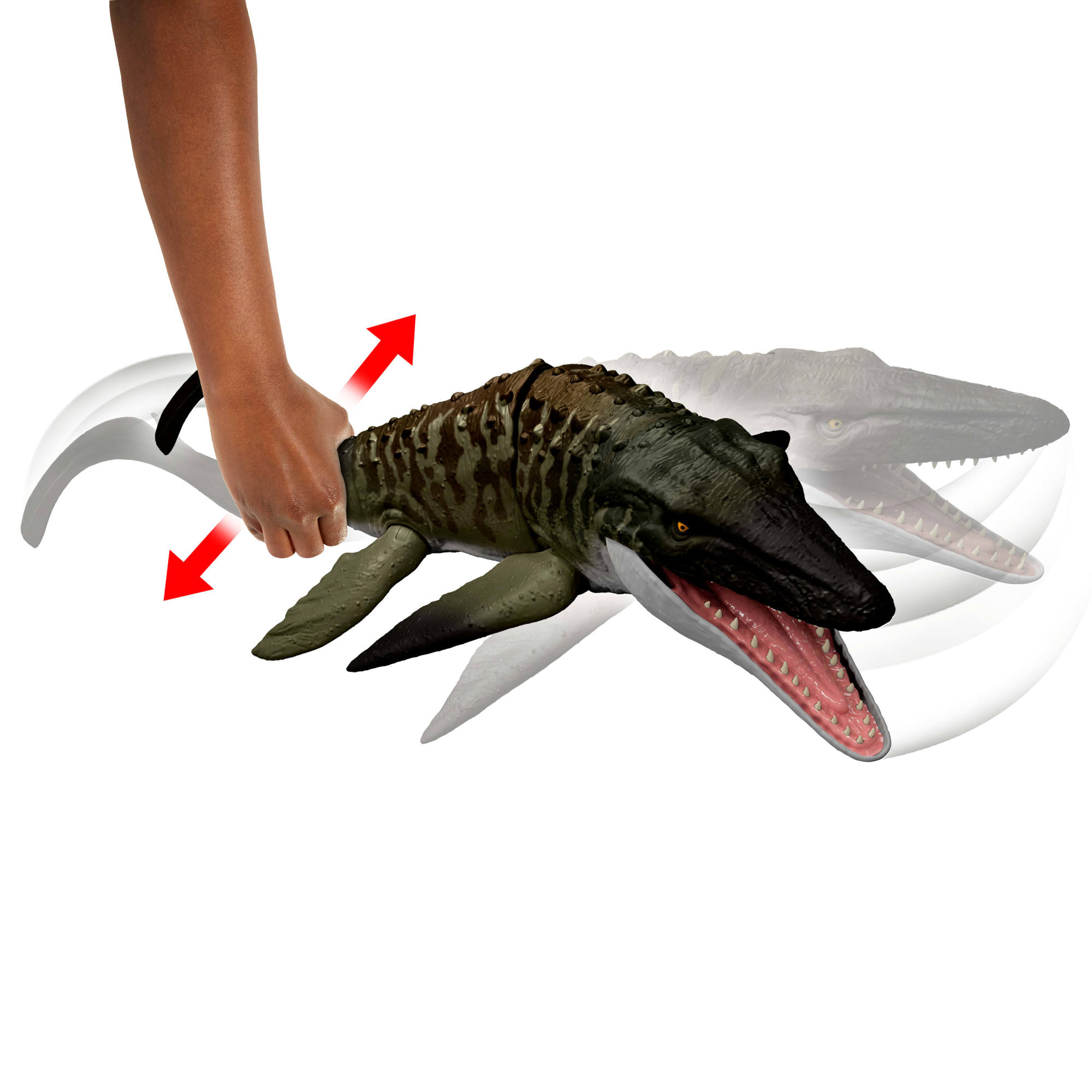 Figura Mosasauros Dino Jurassic World Mattel 4