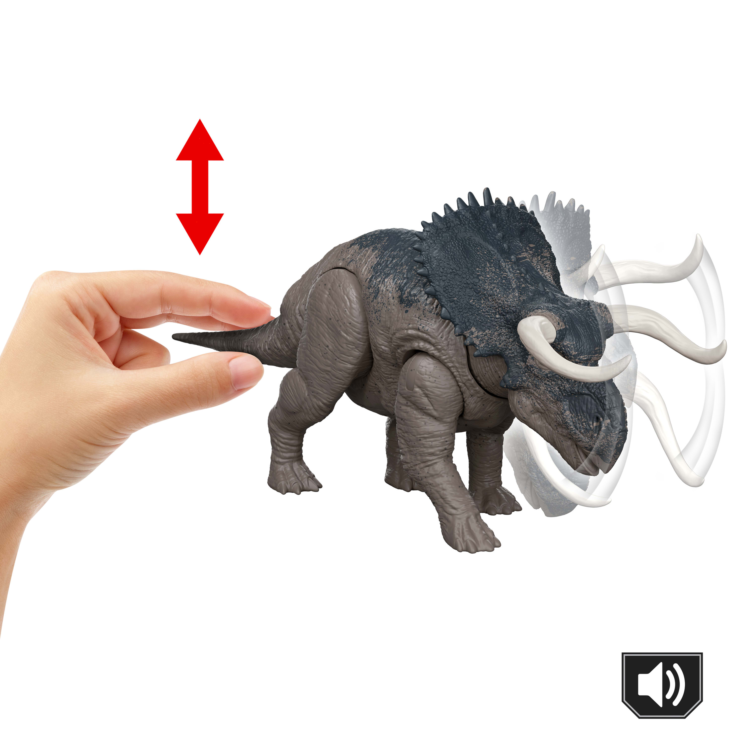 Figura Wild Roar Jurassic World Mattel modelos surtidos 7