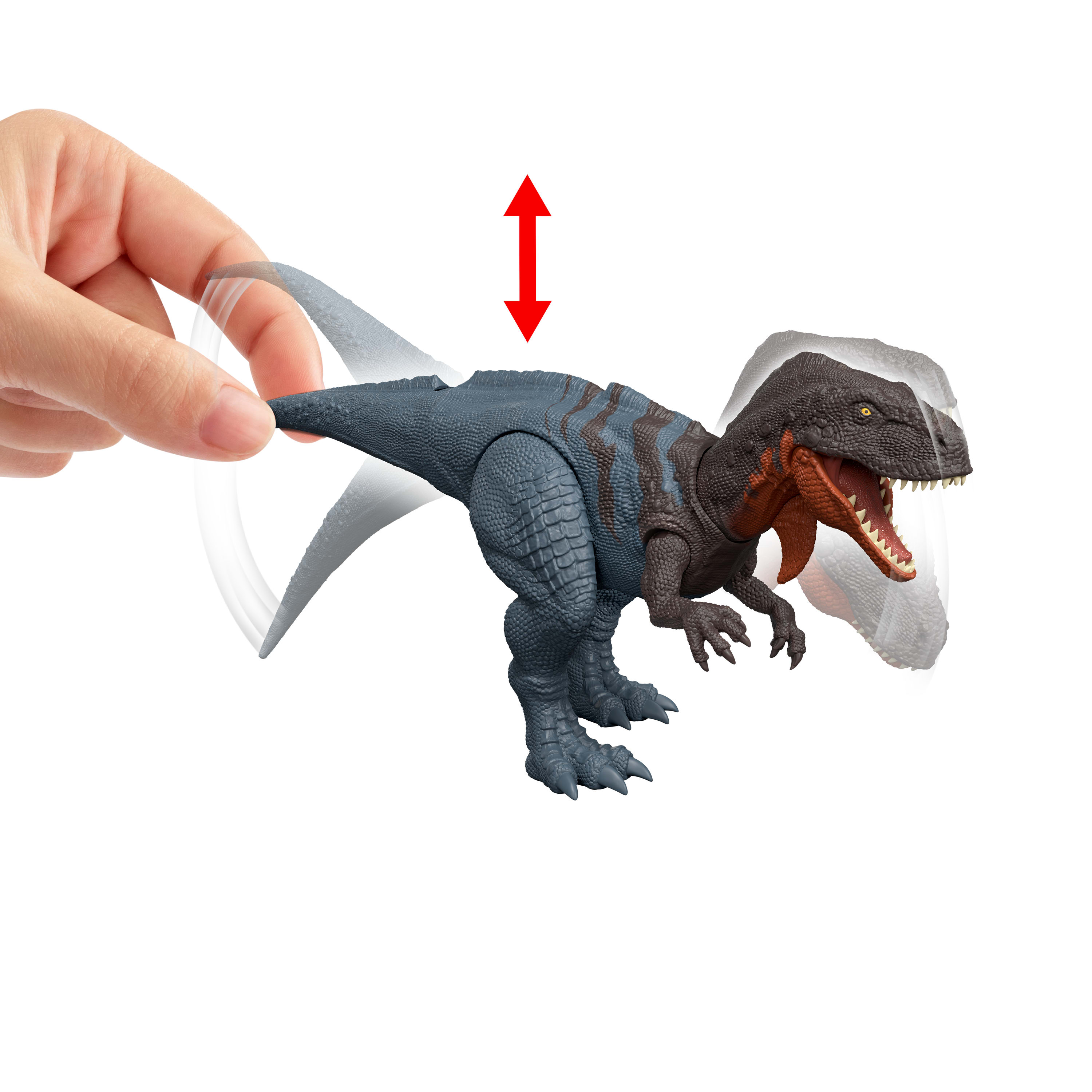 Figura Wild Roar Jurassic World Mattel modelos surtidos 8