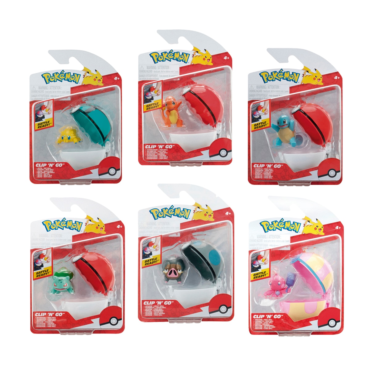 Imagem 0 de Poké Ball Clip And Go Pokémon - Artigo Sortido. Envio realizado de forma aleatória