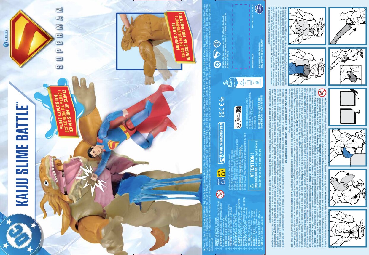 Superman + Kaiju Monster Pack 10