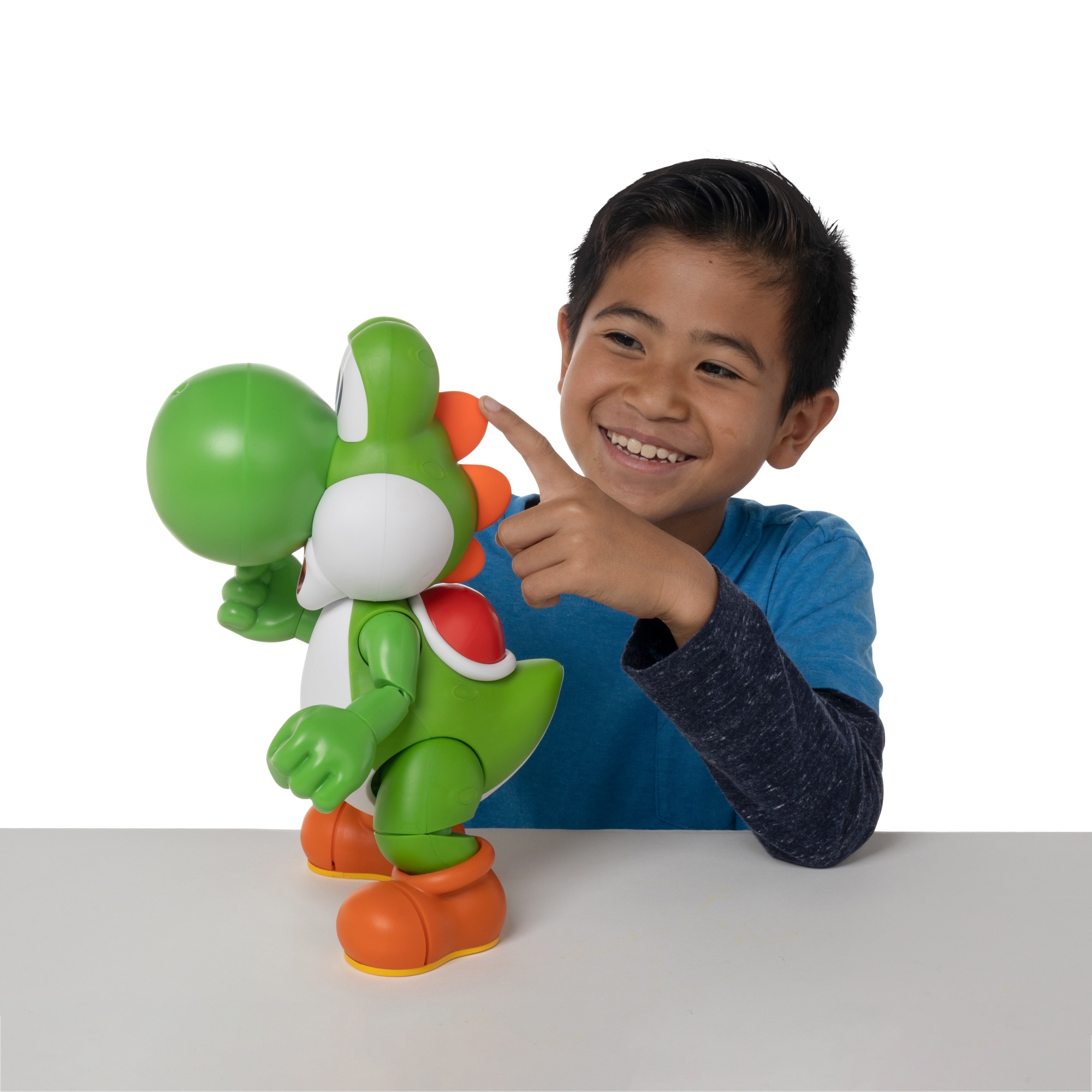 Figura Interactiva Let's go Yoshi Super Mario Jakks Pacific 4