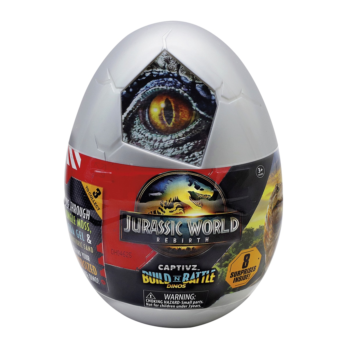 Imagen 0 de Huevo sorpresa Rebirth Captivz Jurassic Worls modelos surtidos