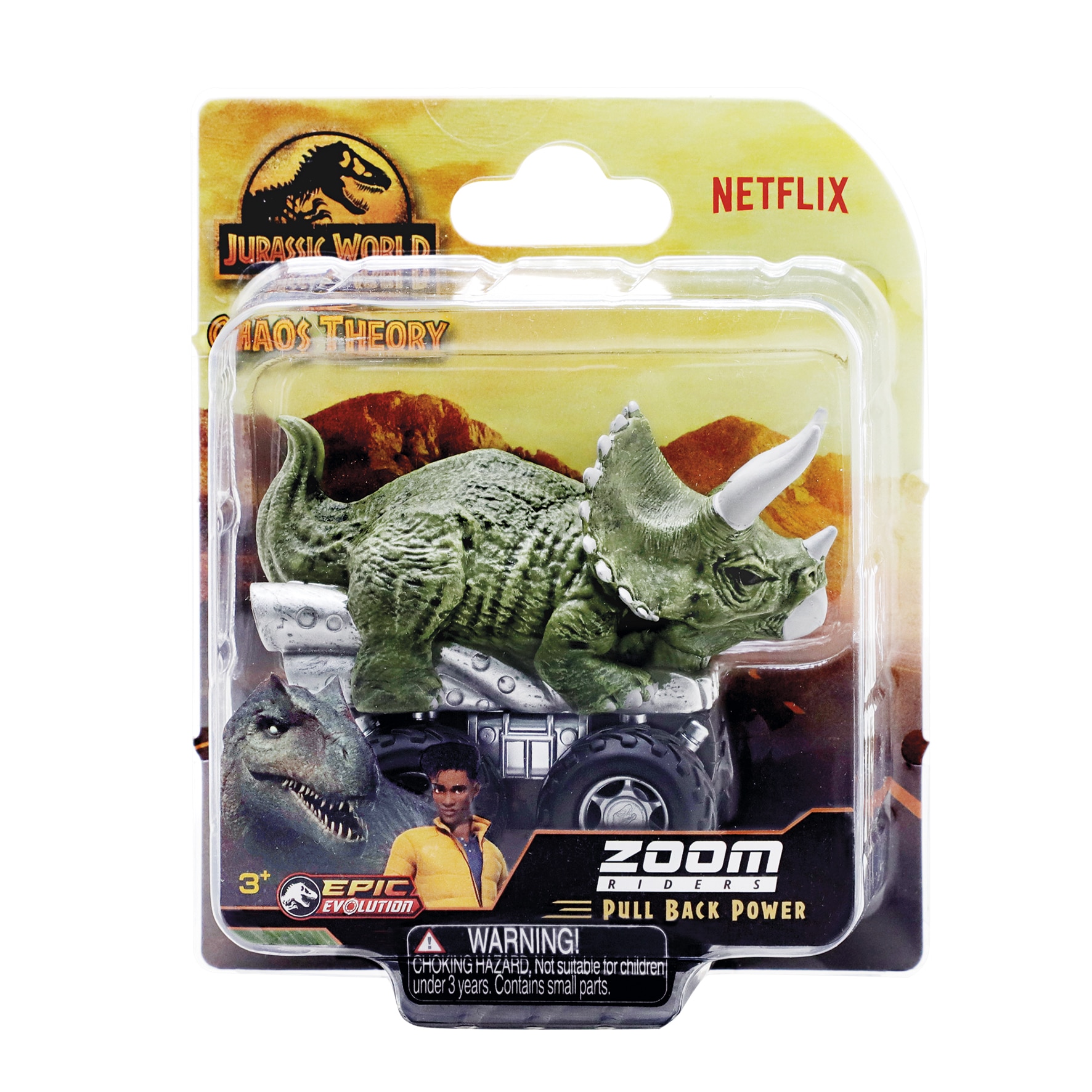 Blister Figura Chaos Theory Zoom Rider Jurassic World modelos surtidos 2