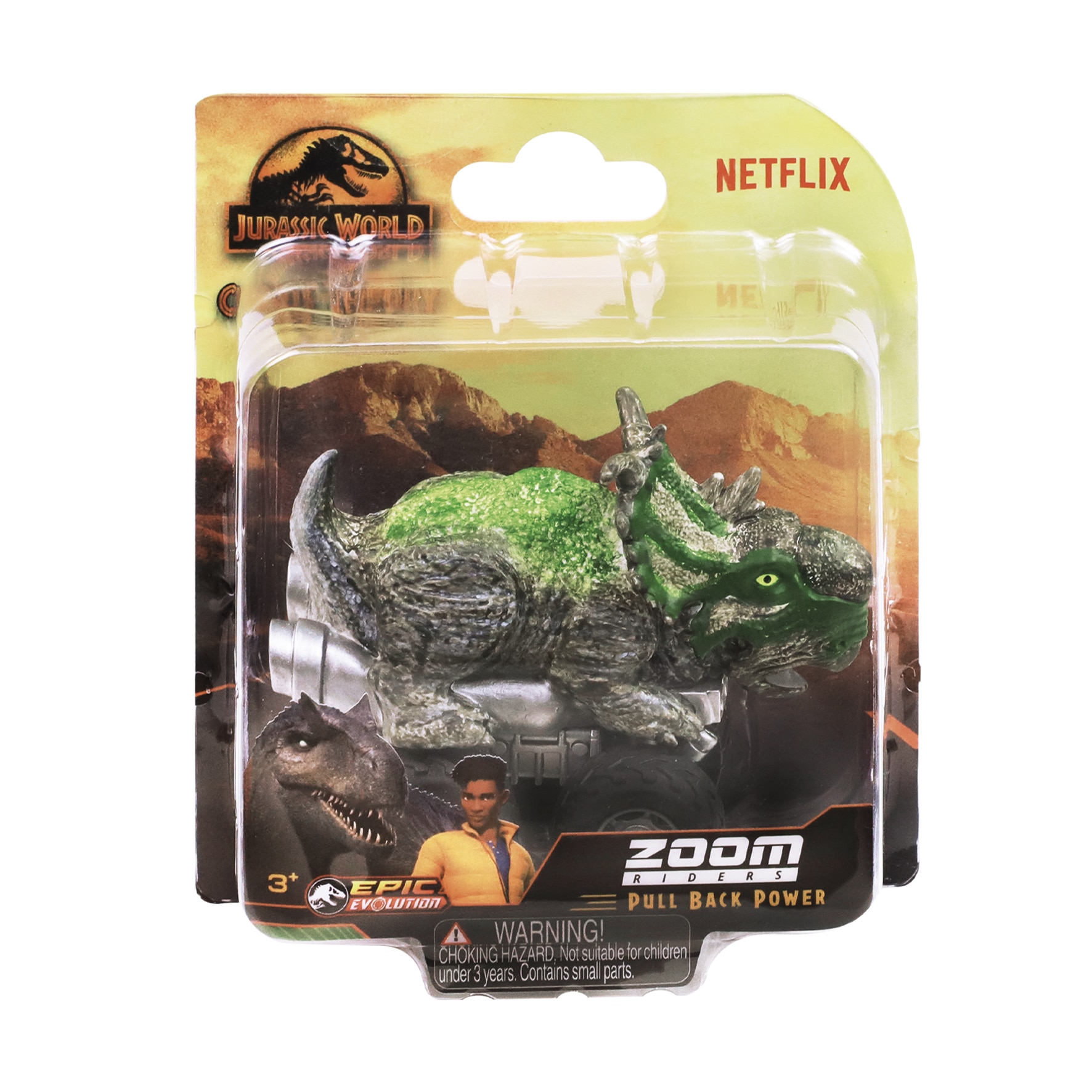 Blister Figura Chaos Theory Zoom Rider Jurassic World modelos surtidos 8