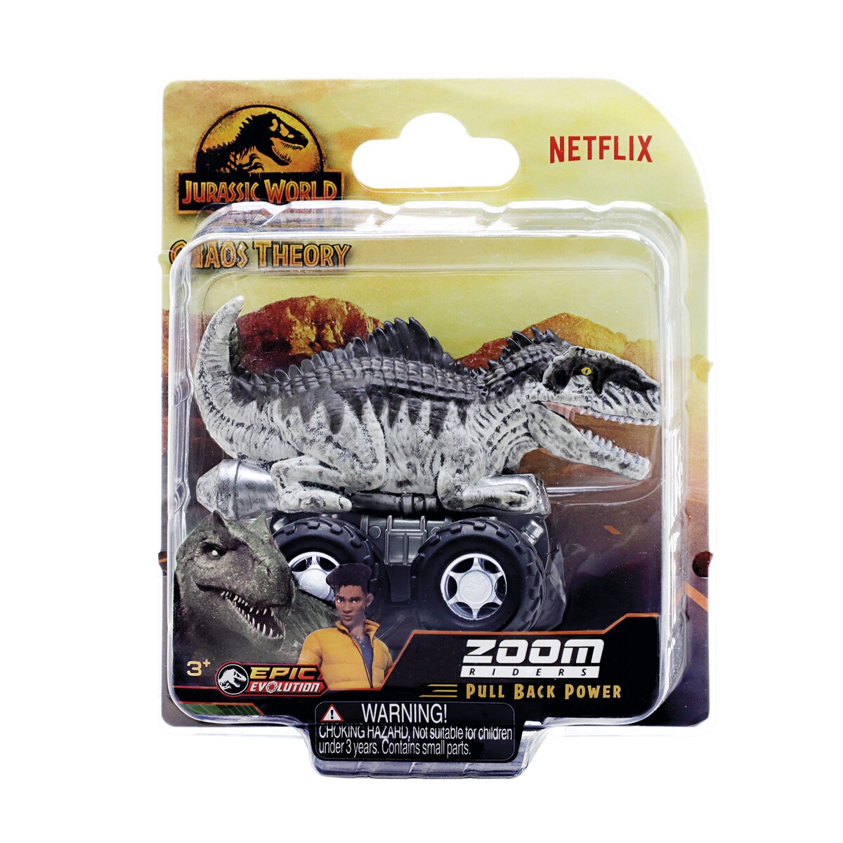 Pack Autos Dinosaurio Jurassic World Dominion Zoom Riders | Cuotas Sin
