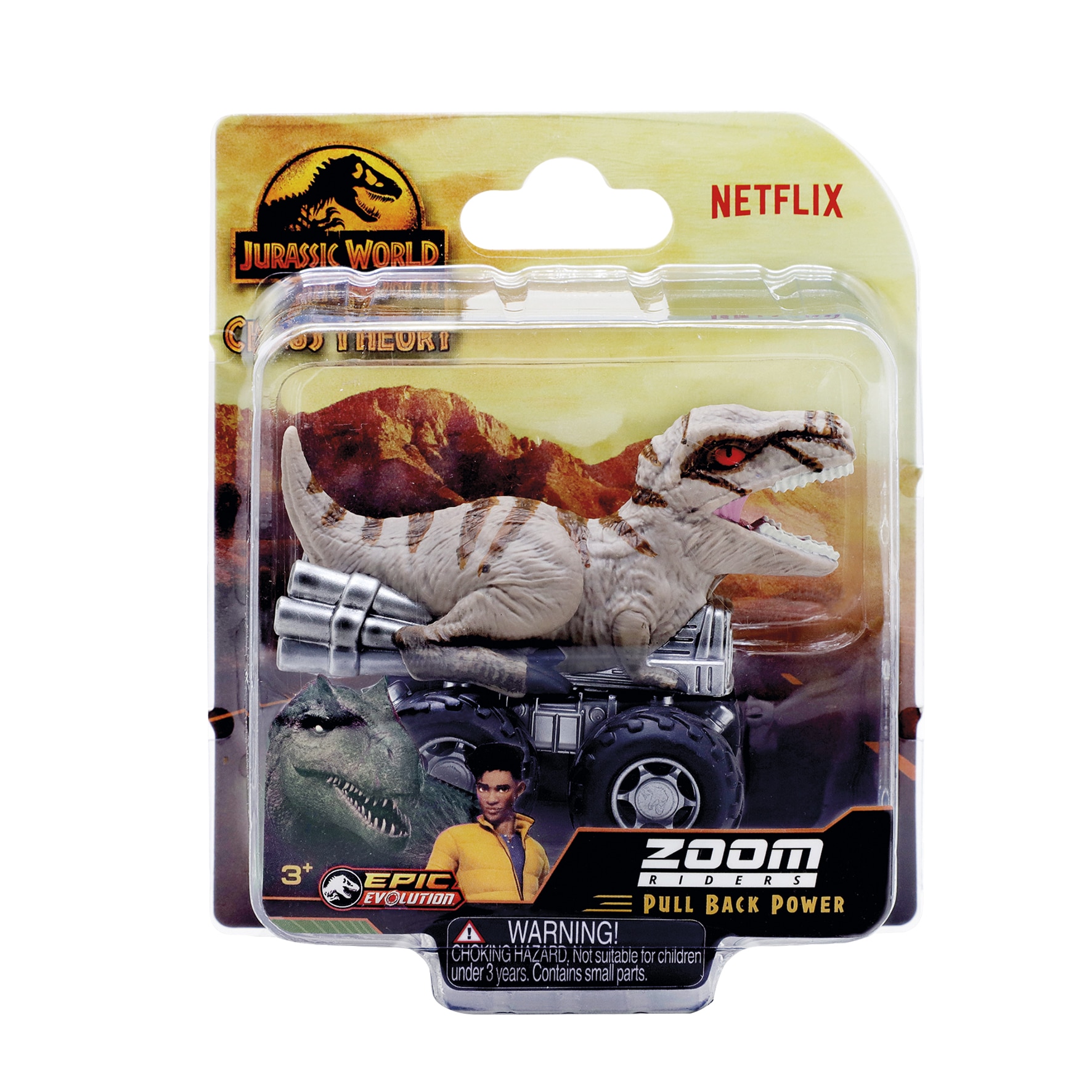 Blister Figura Chaos Theory Zoom Rider Jurassic World modelos surtidos 14