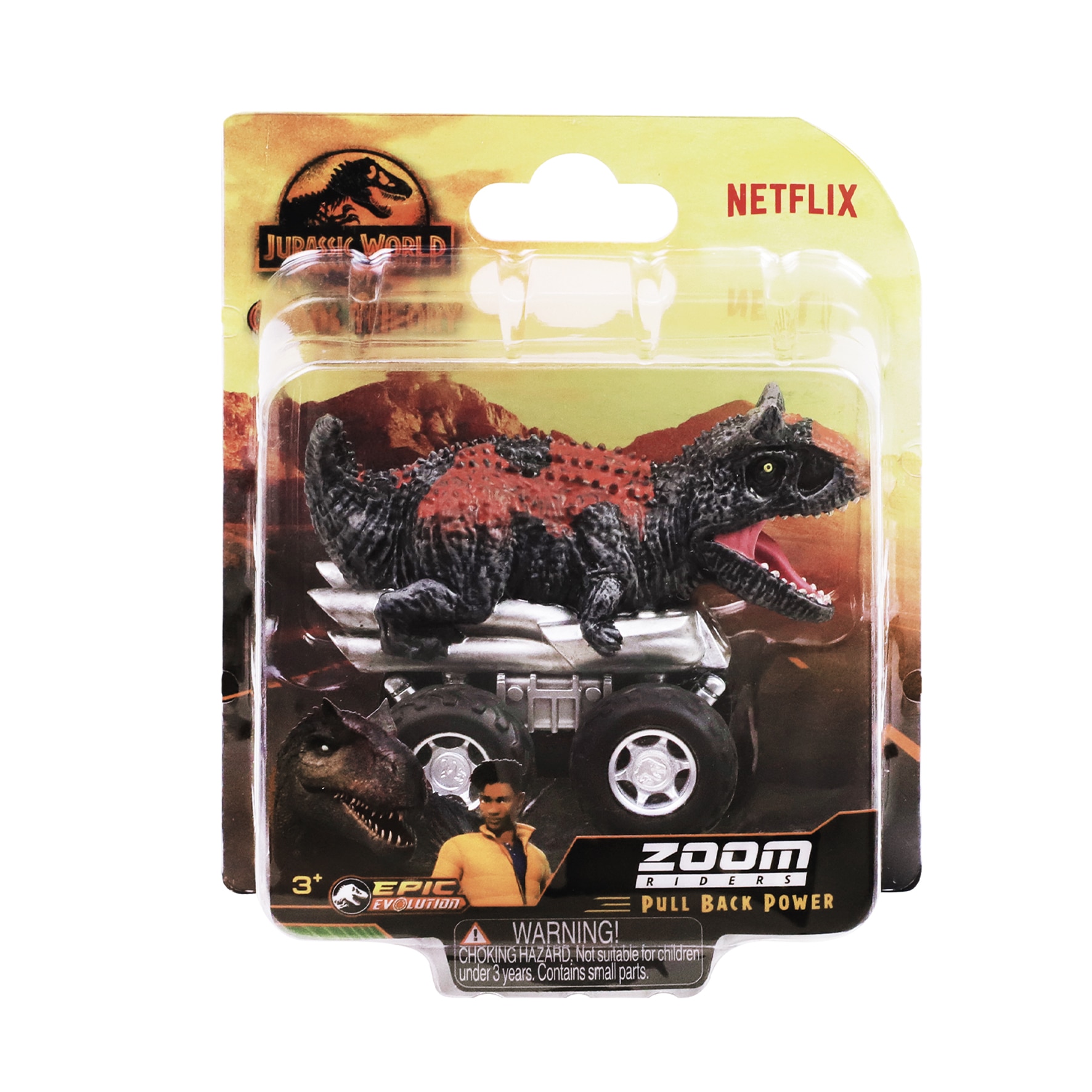 Blister Figura Chaos Theory Zoom Rider Jurassic World modelos surtidos 16