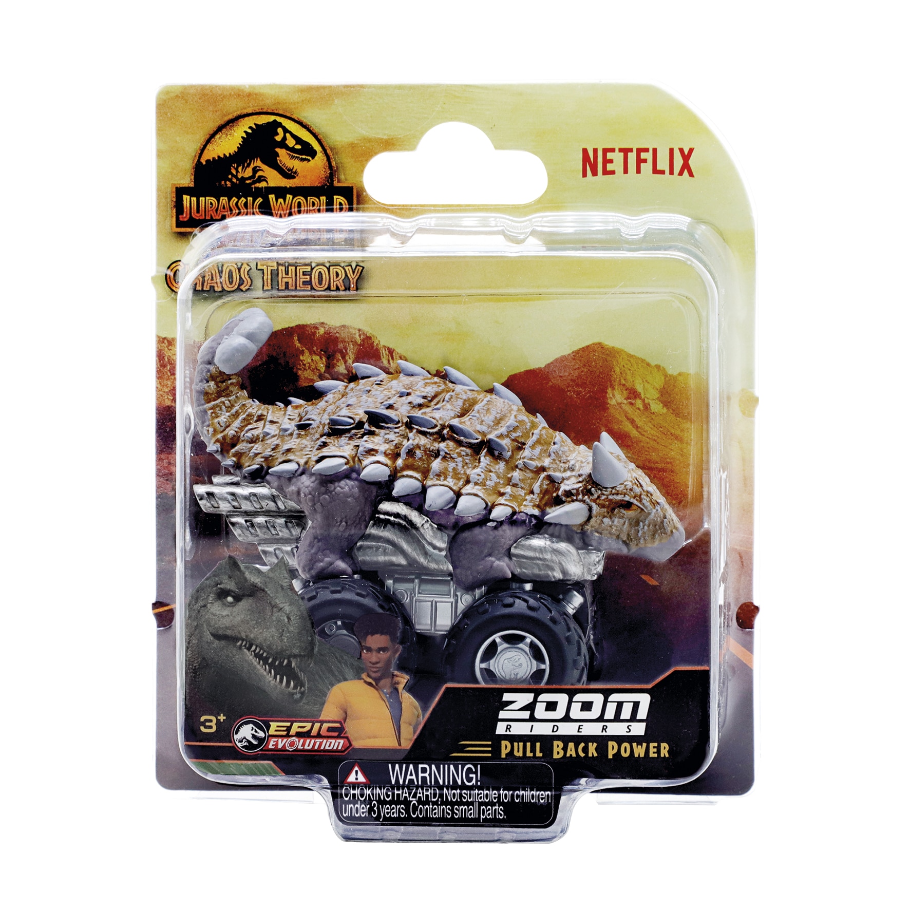 Blister Figura Chaos Theory Zoom Rider Jurassic World modelos surtidos 18