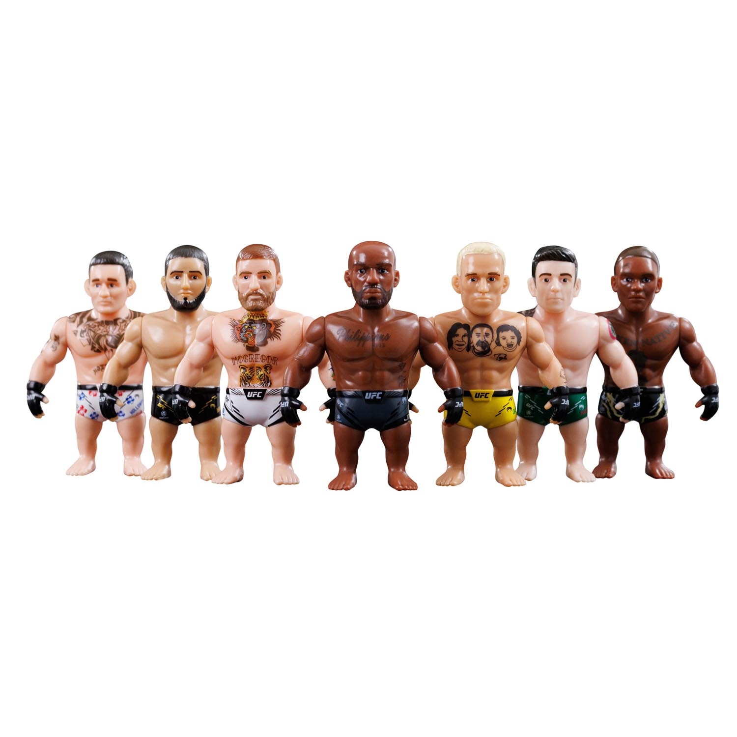 UFC punching bag que incluye figura articulada 7,5 cms y set de lucha 2