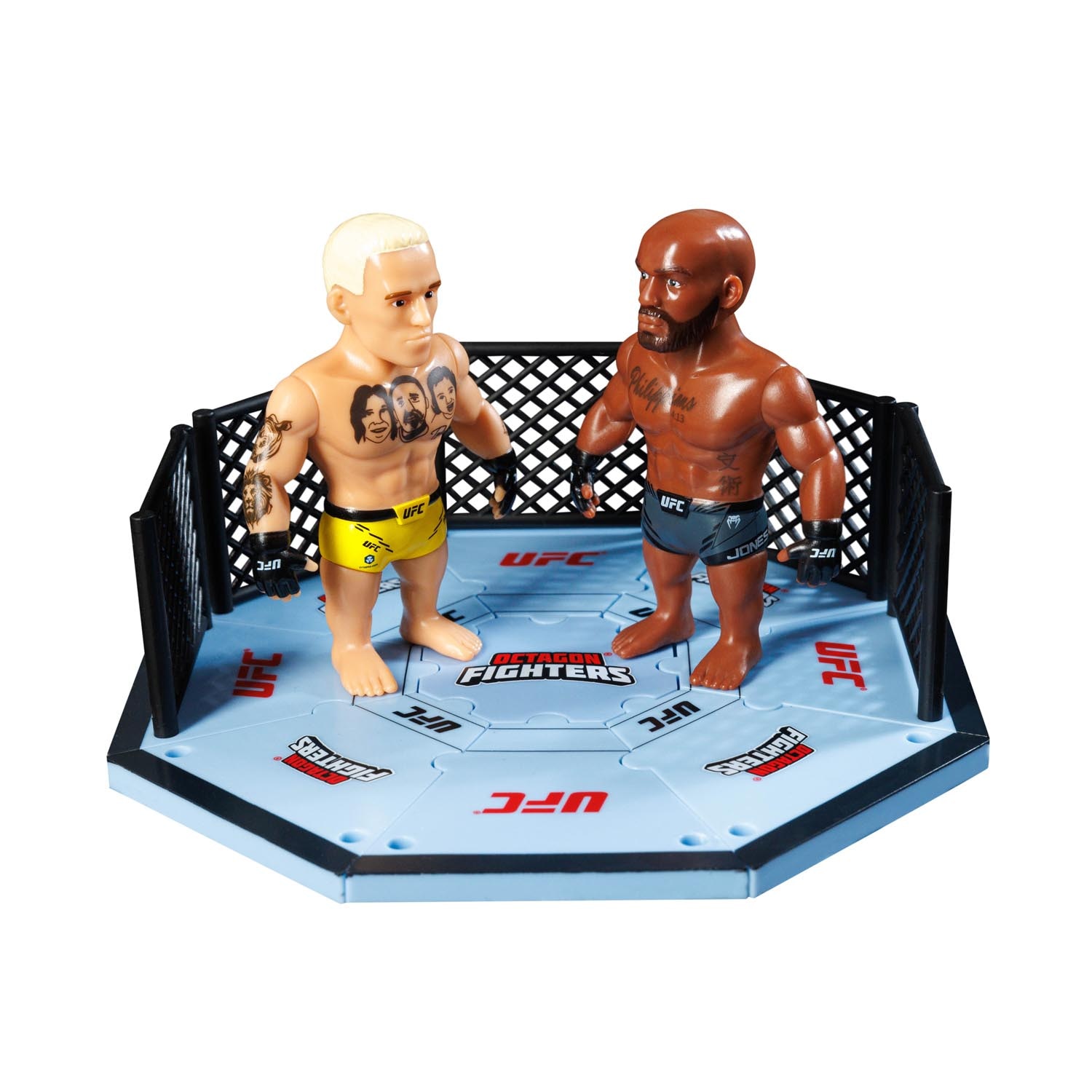 UFC punching bag que incluye figura articulada 7,5 cms y set de lucha 28
