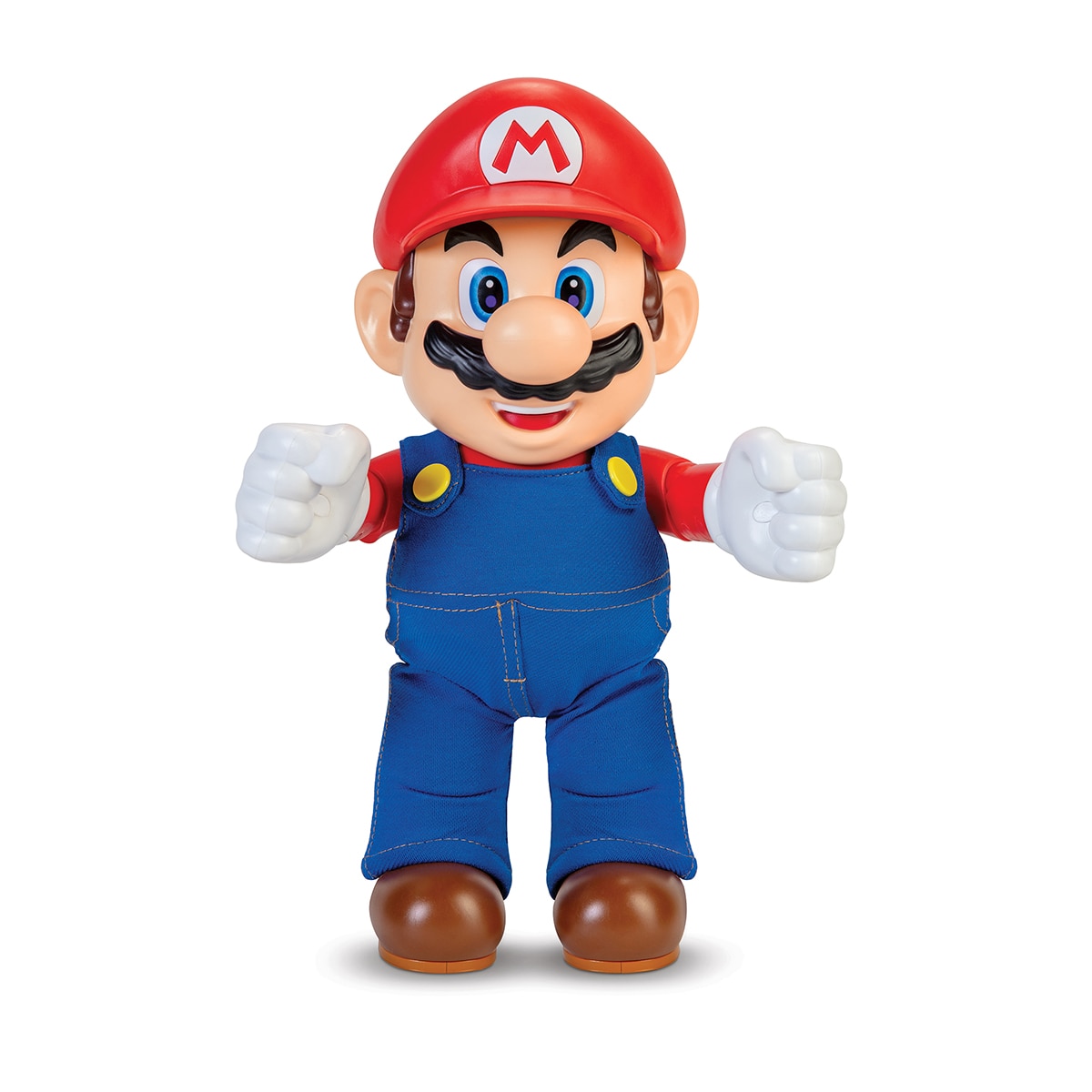 Figura interactiva Mario 38 cm con frases, sonidos y música del videojuego. Licencia Super Mario. Jakks Pacific 2