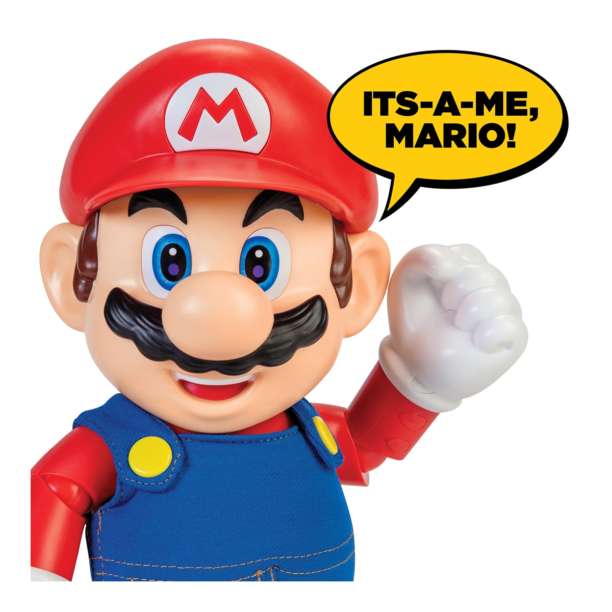 Figura interactiva Mario 38 cm con frases, sonidos y música del videojuego. Licencia Super Mario. Jakks Pacific 3