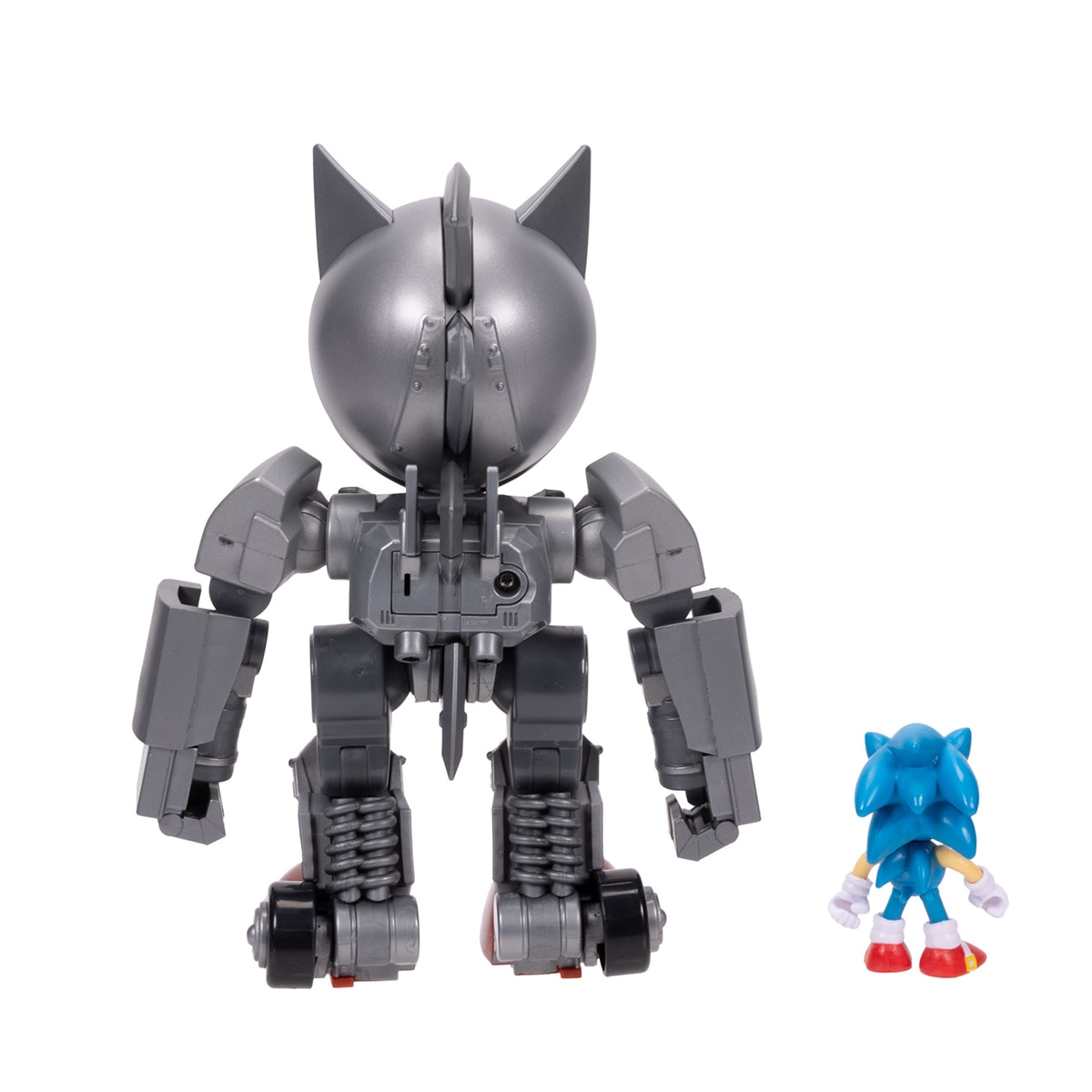 Figura Mecha Sonic 20 cm con luces y mochila propulsora. Incluye figura Sonic 6 cm. Licencia Sonic. Jakks Pacific 5