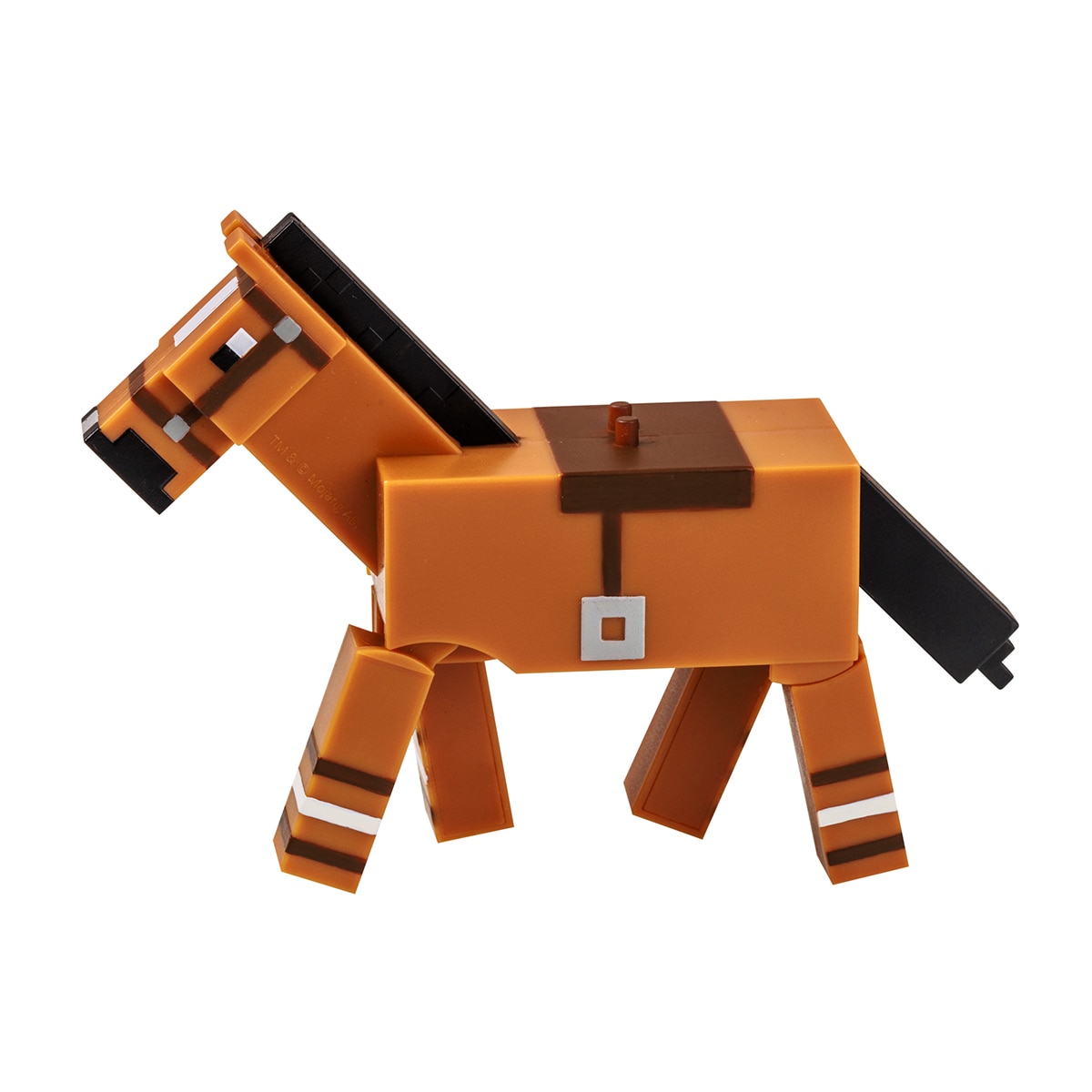 Figura coleccionable figura y animal con movimiento Minecraft Bizak 4