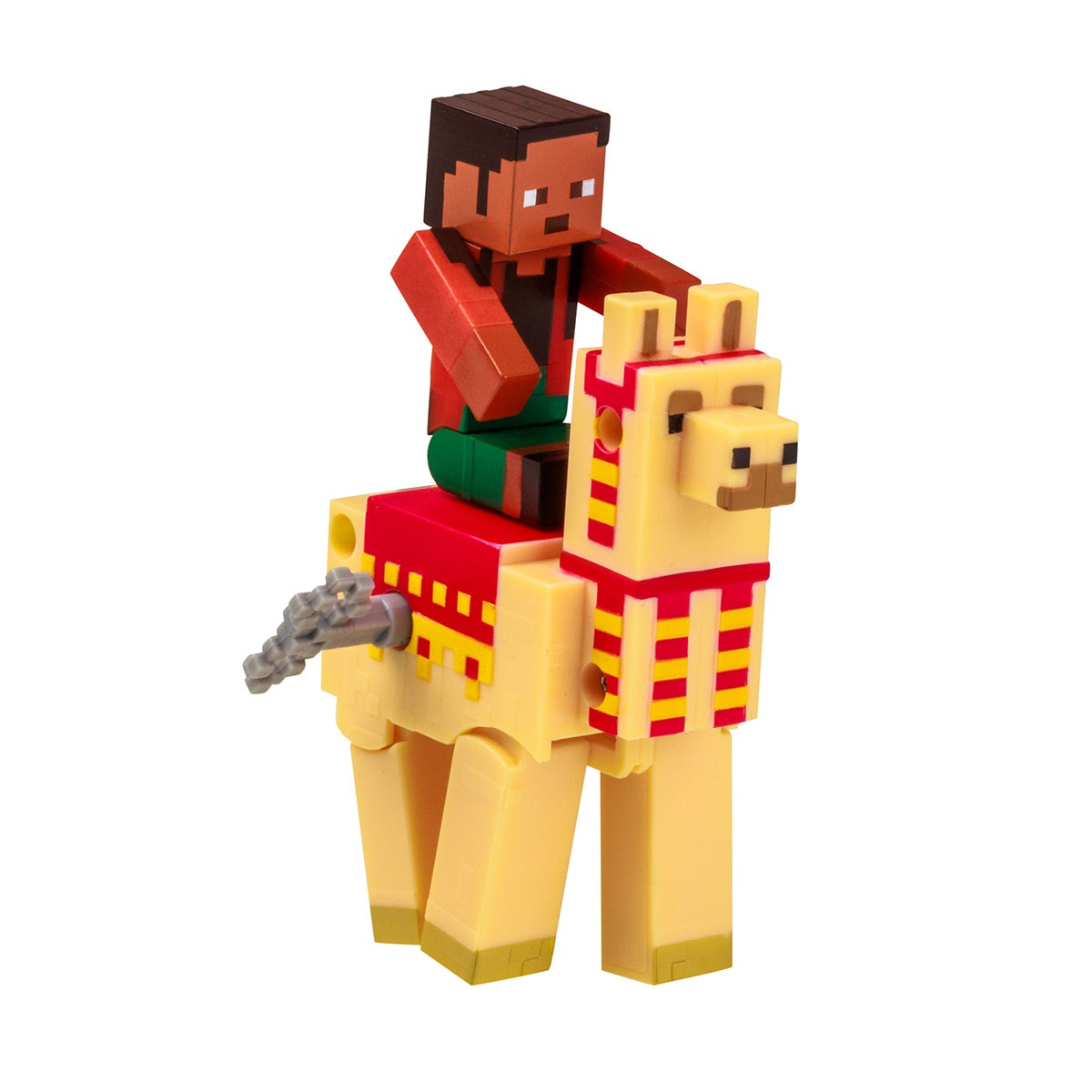 Figura coleccionable figura y animal con movimiento Minecraft Bizak 11