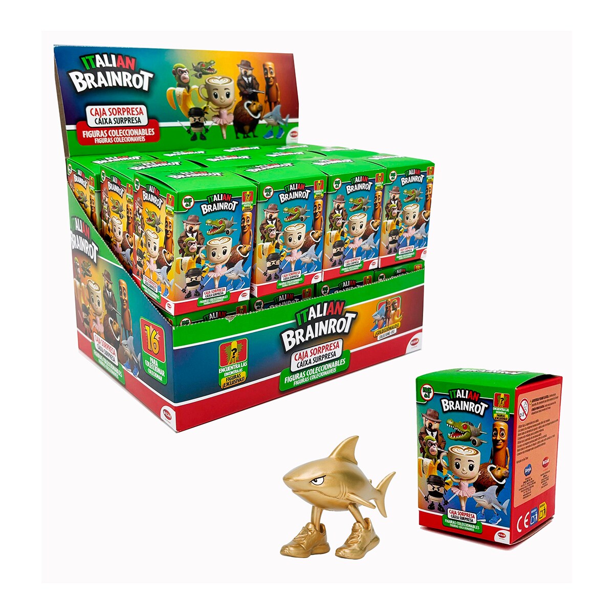 Figuras coleccionables Italian Brainrot pack individual figura sorpresa Bizak 21