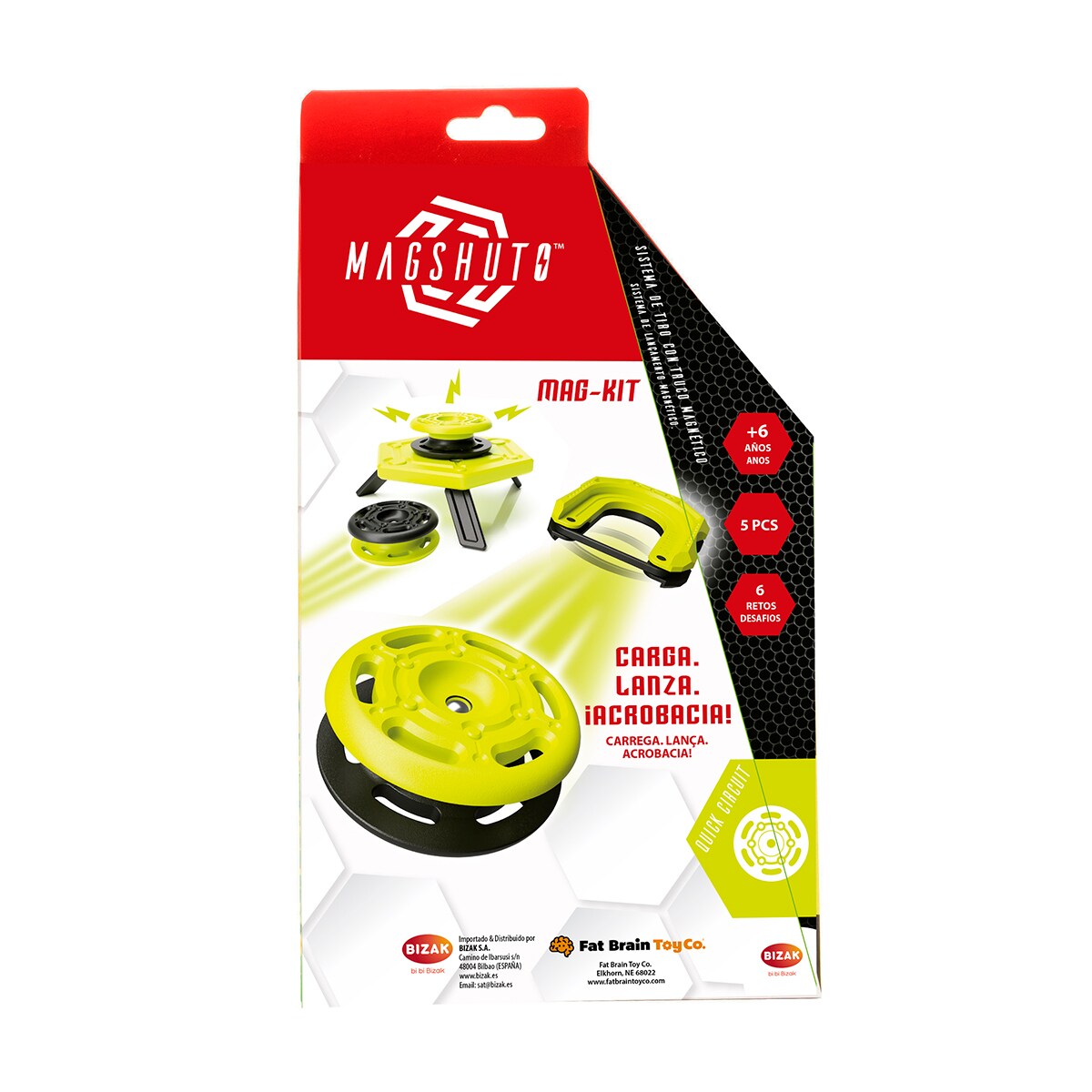 Juguete de acción y estrategia Magshuto magkit Bizak 22