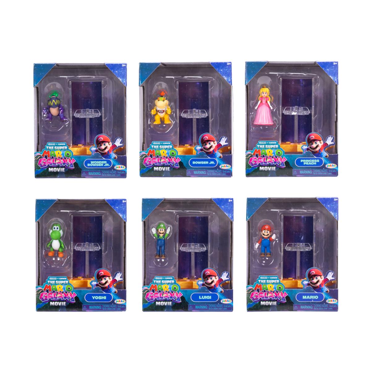 Imagen 0 de Figuras articuladas con accesorio Super Mario Galaxy