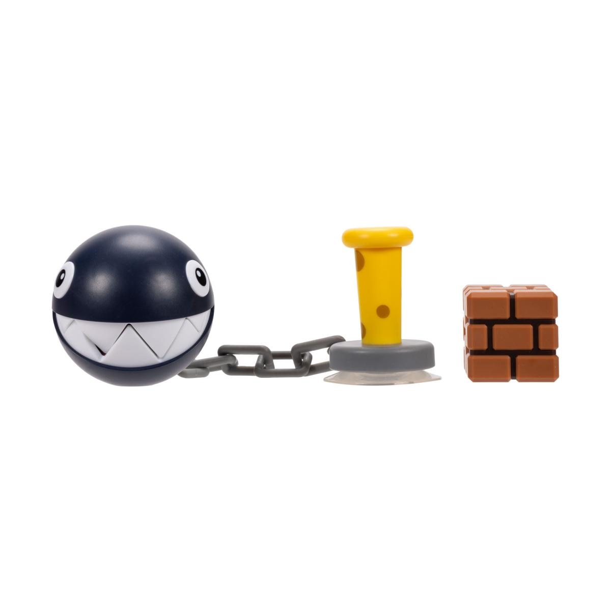 Figuras Cat Mario Fire Luigi Chain Chomp Lemmy Koopa Boo y accesorios Super Mario 2