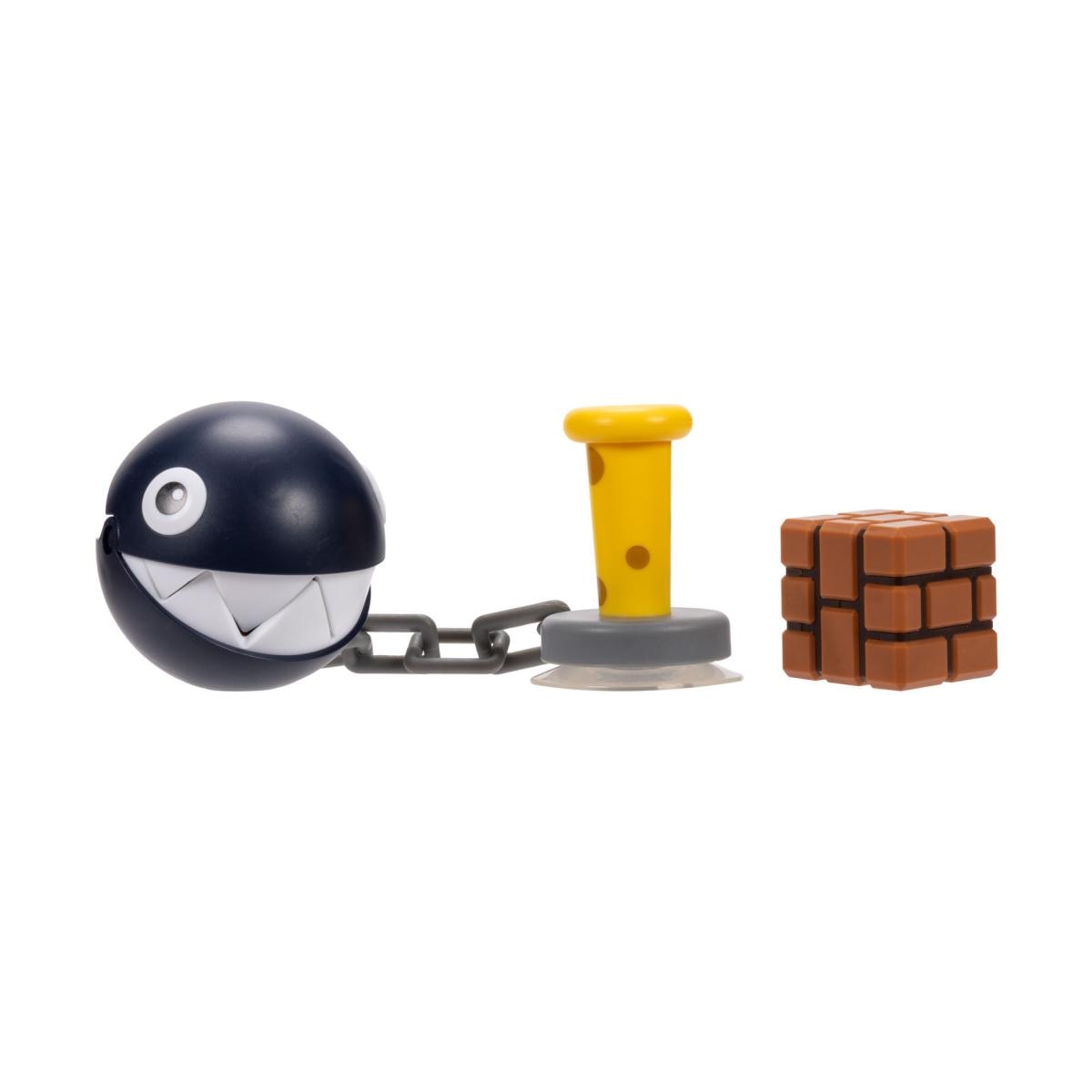 Figuras Cat Mario Fire Luigi Chain Chomp Lemmy Koopa Boo y accesorios Super Mario 3