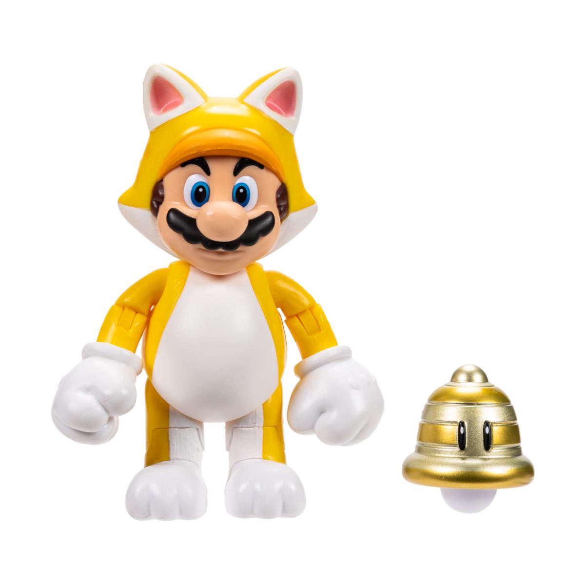 Figuras Cat Mario Fire Luigi Chain Chomp Lemmy Koopa Boo y accesorios Super Mario 5