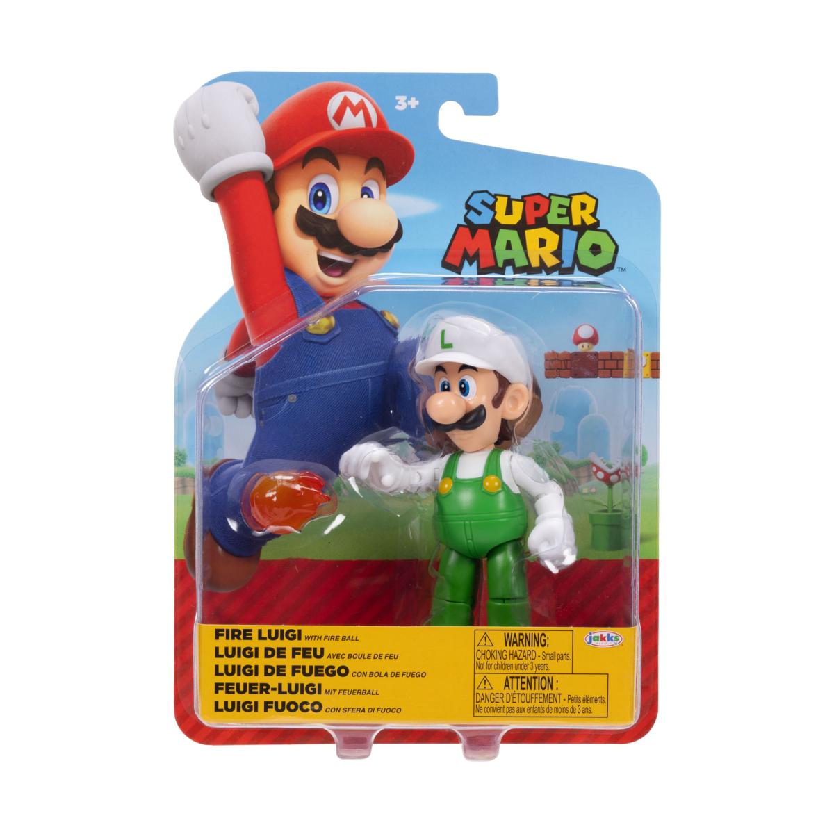Figuras Cat Mario Fire Luigi Chain Chomp Lemmy Koopa Boo y accesorios Super Mario 7