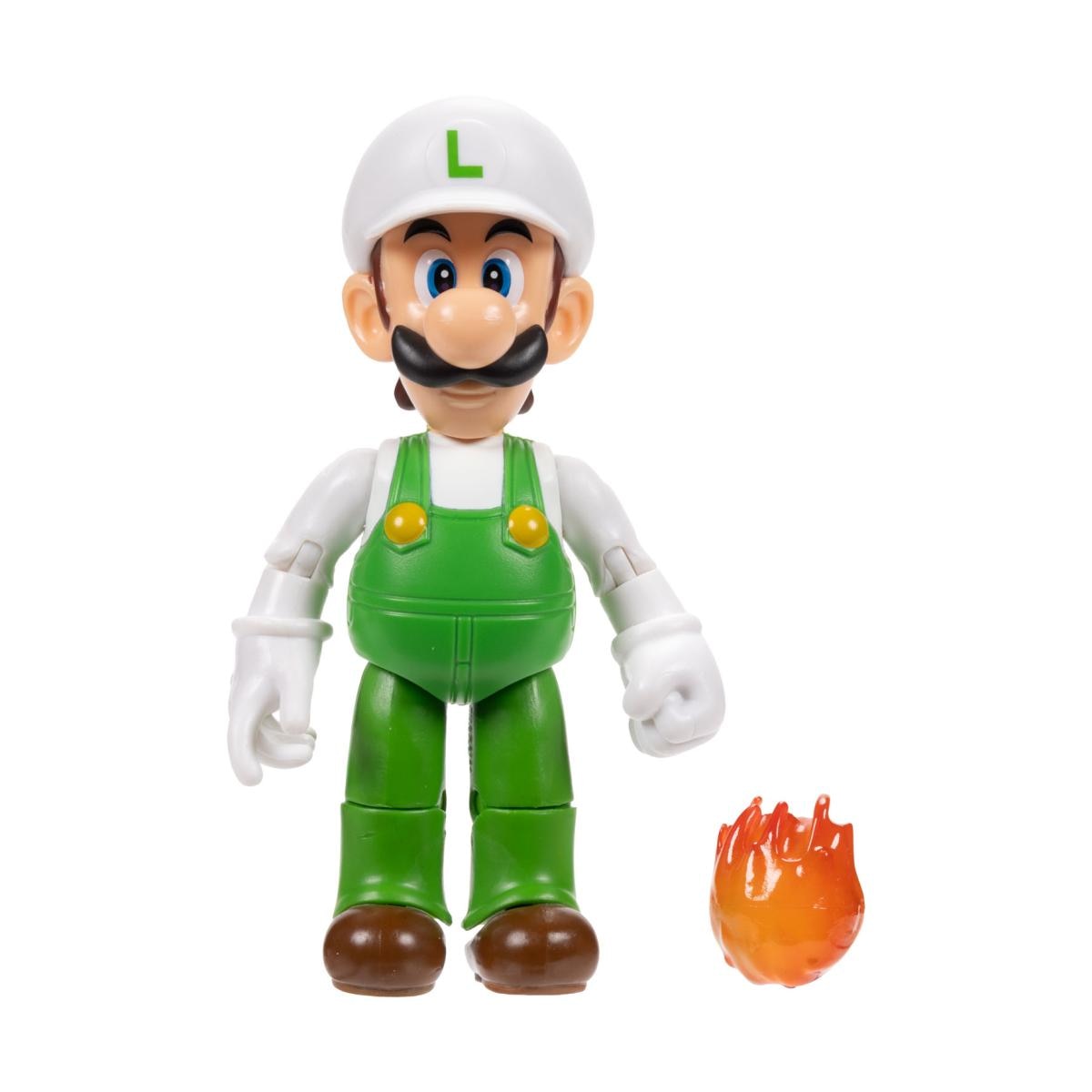 Figuras Cat Mario Fire Luigi Chain Chomp Lemmy Koopa Boo y accesorios Super Mario 8
