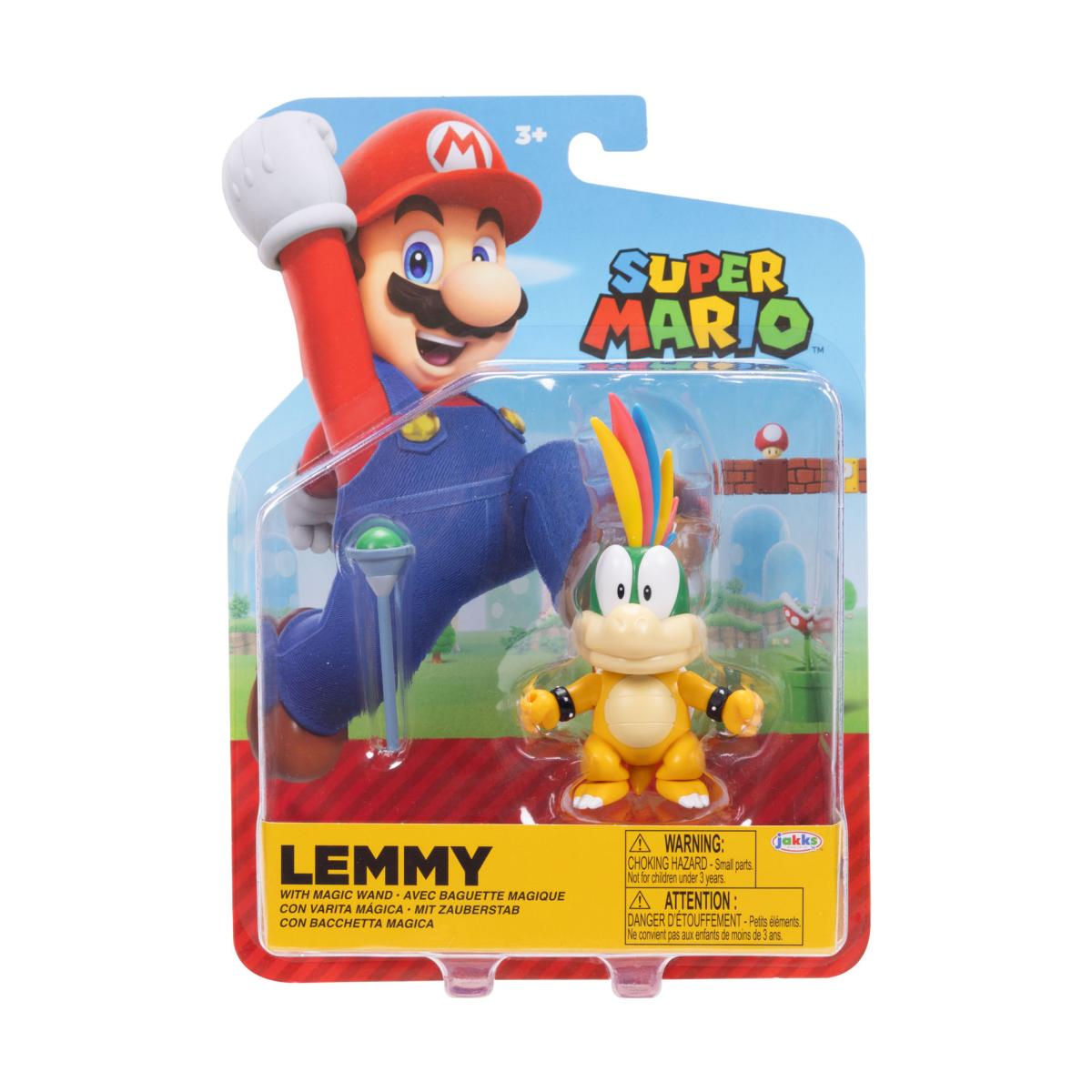 Figuras Cat Mario Fire Luigi Chain Chomp Lemmy Koopa Boo y accesorios Super Mario 11