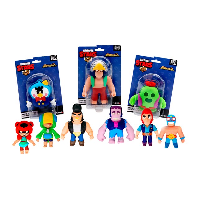 Imagen 0 de Figura elástica Monsterflex Brawl stars Bizak
